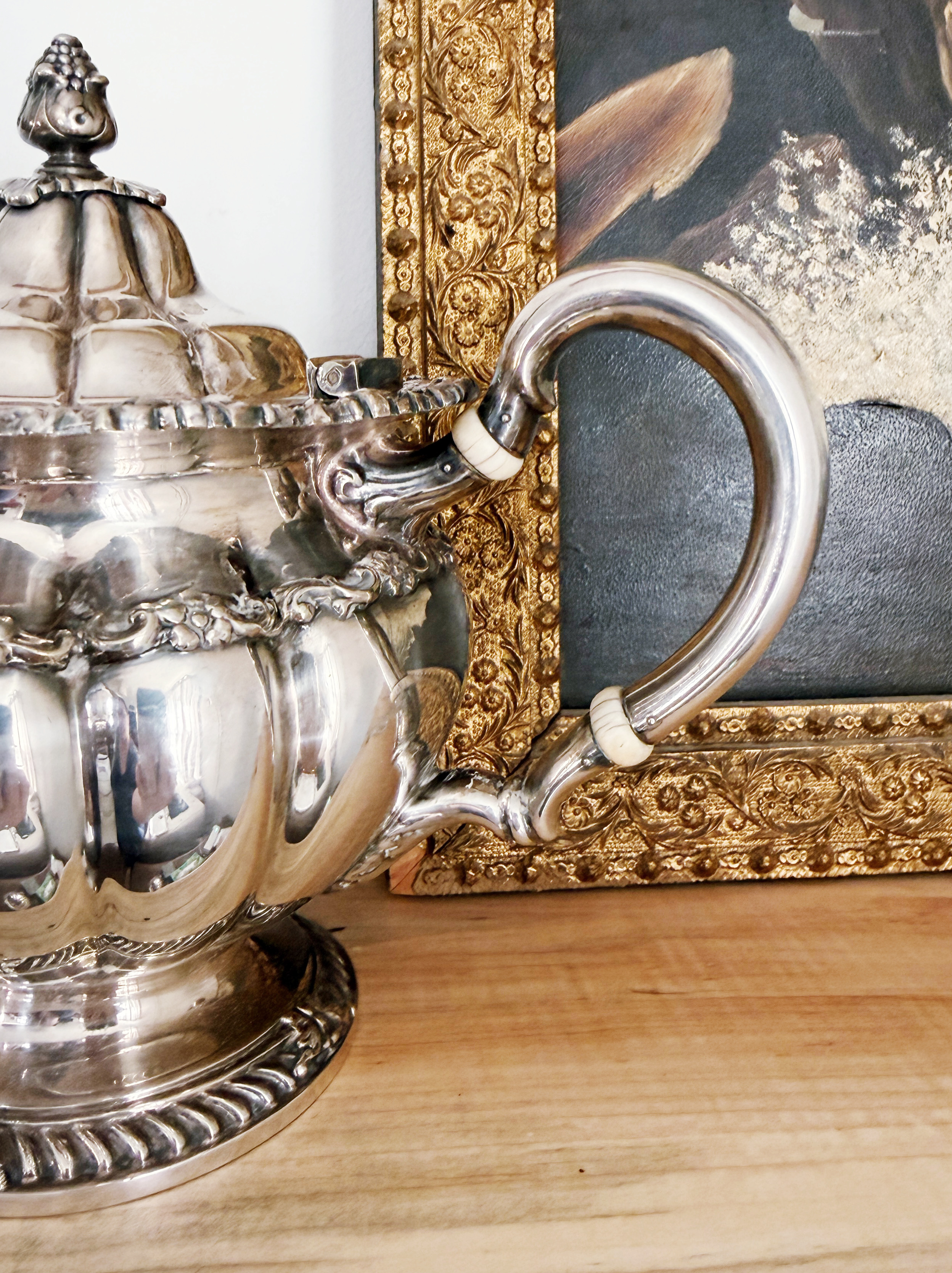Antique Silver Plated Tiffany & Co Tea Pot