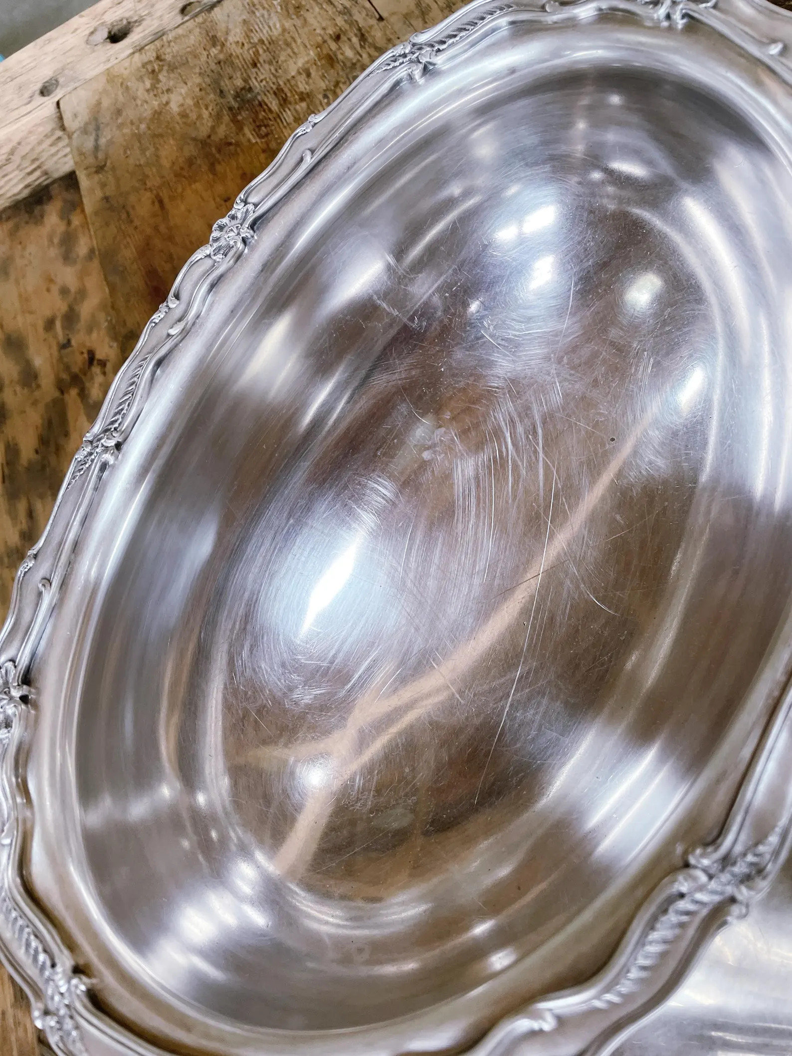 1887 Silver Plated Tureen from Steam Yacht Punjaub