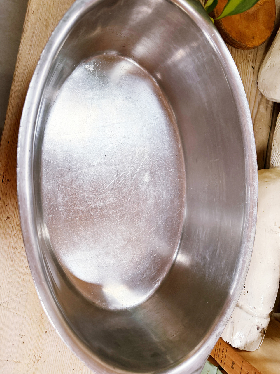 Large Antique Copper & Nickel Lidded Roaster from The Plaza NYC