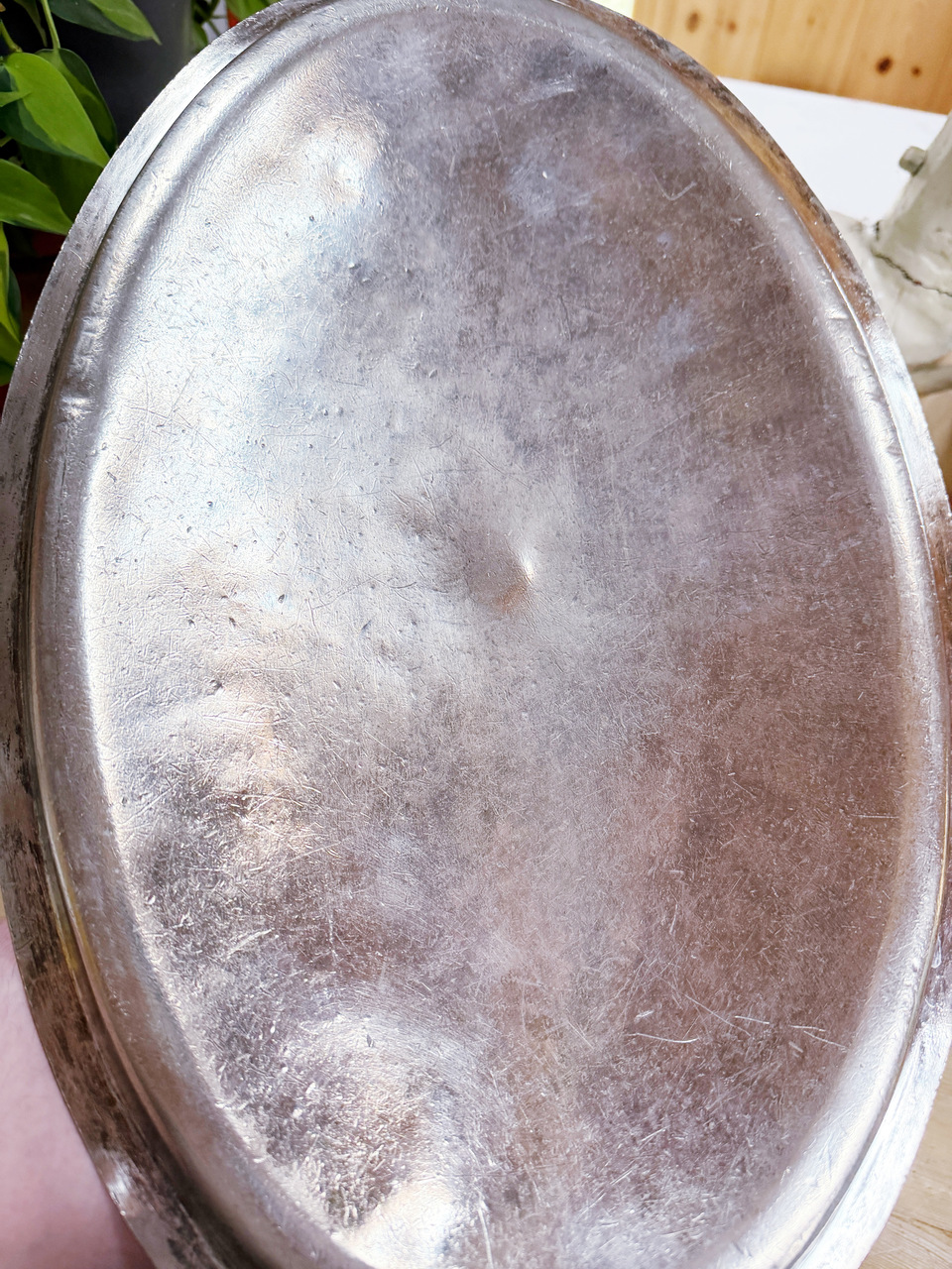 Large Antique Copper & Nickel Lidded Roaster from The Plaza NYC