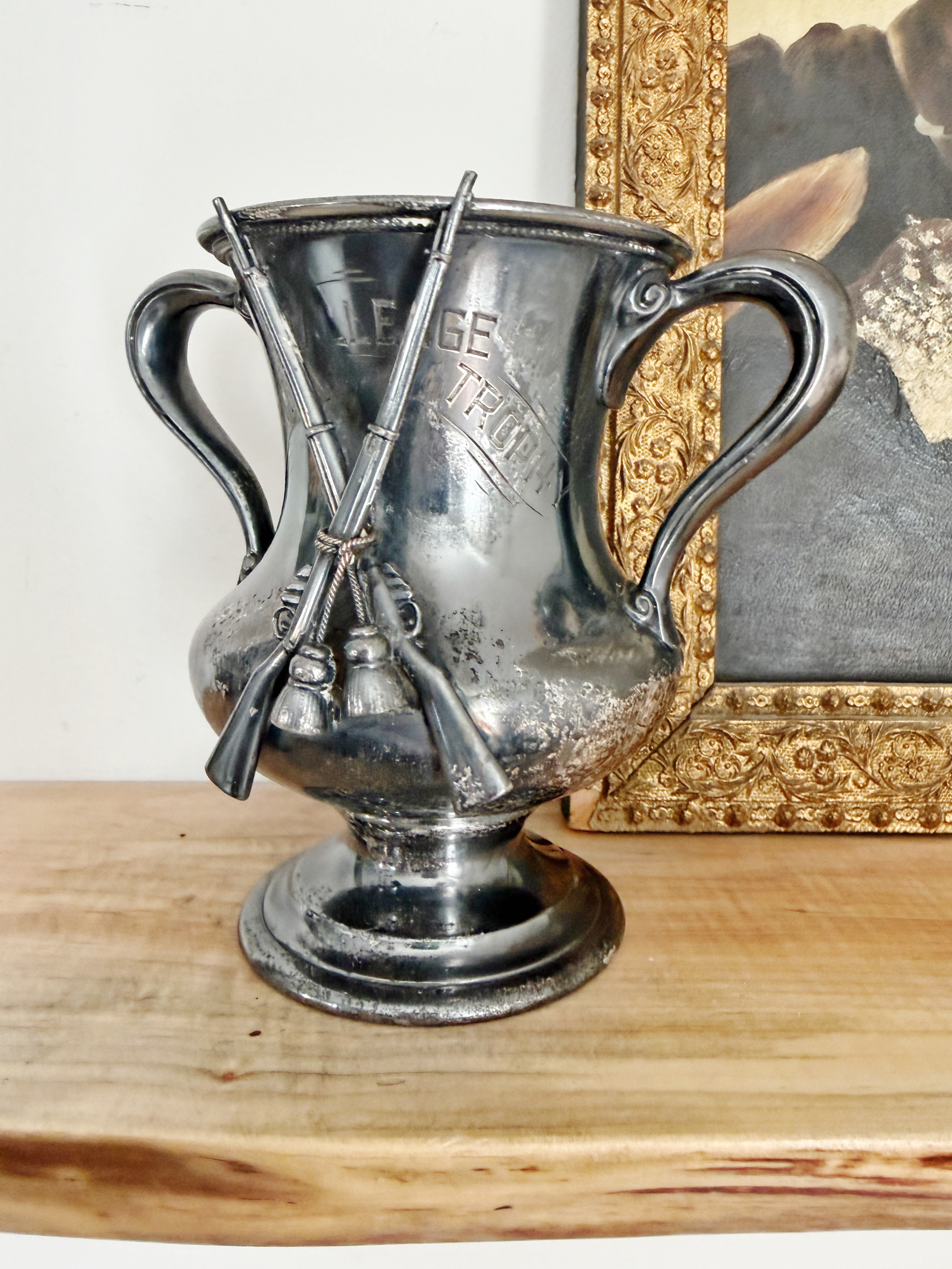 1907 Silver Plated Military Rifle Trophy