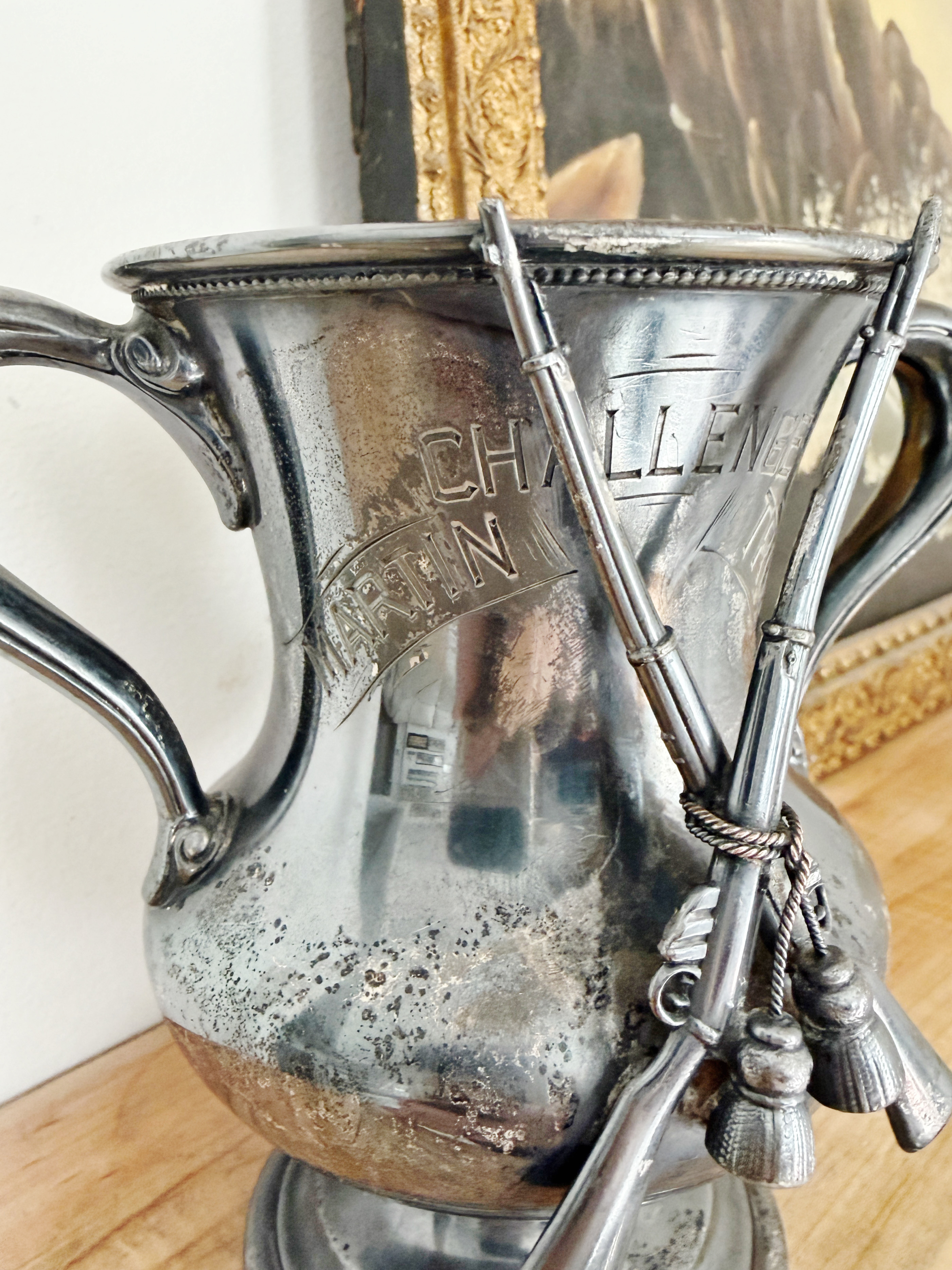 1907 Silver Plated Military Rifle Trophy