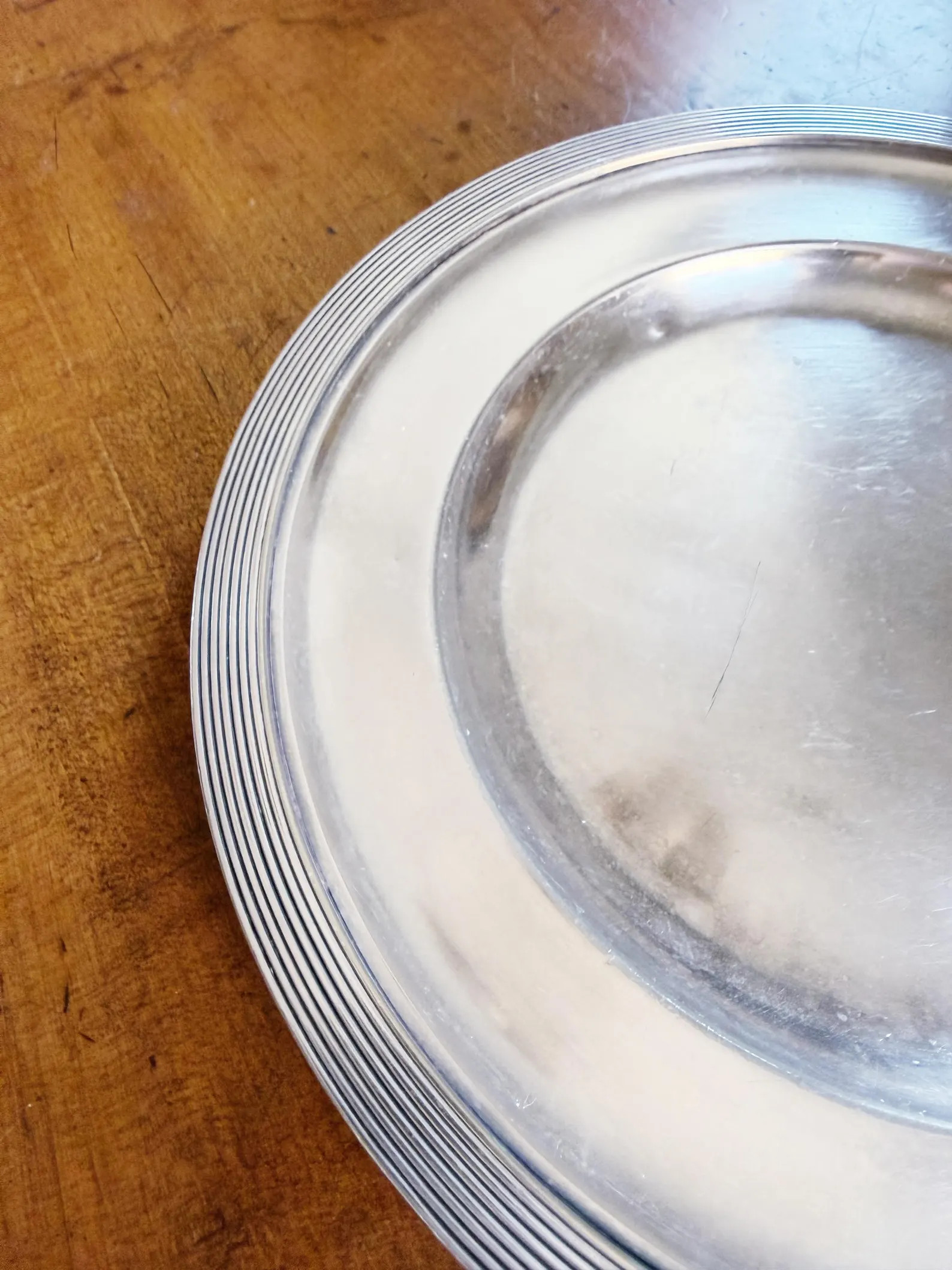 1897 Silver Plated Tray from Delmonicos New York