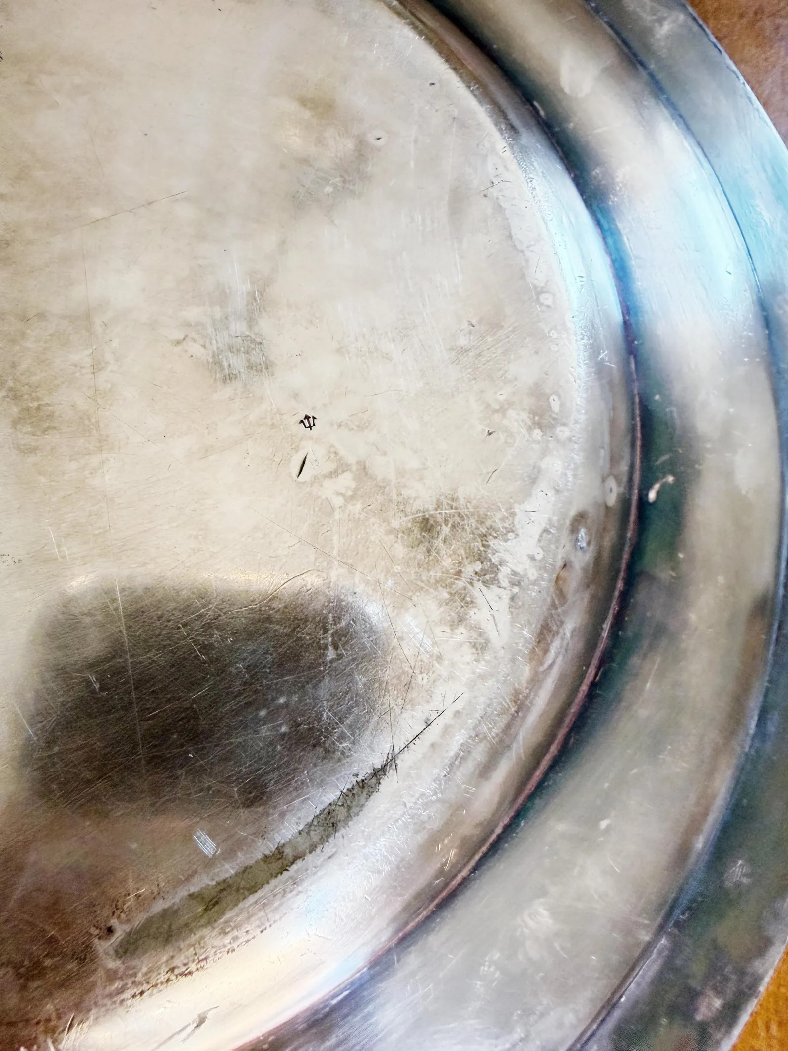 1897 Silver Plated Tray from Delmonicos New York