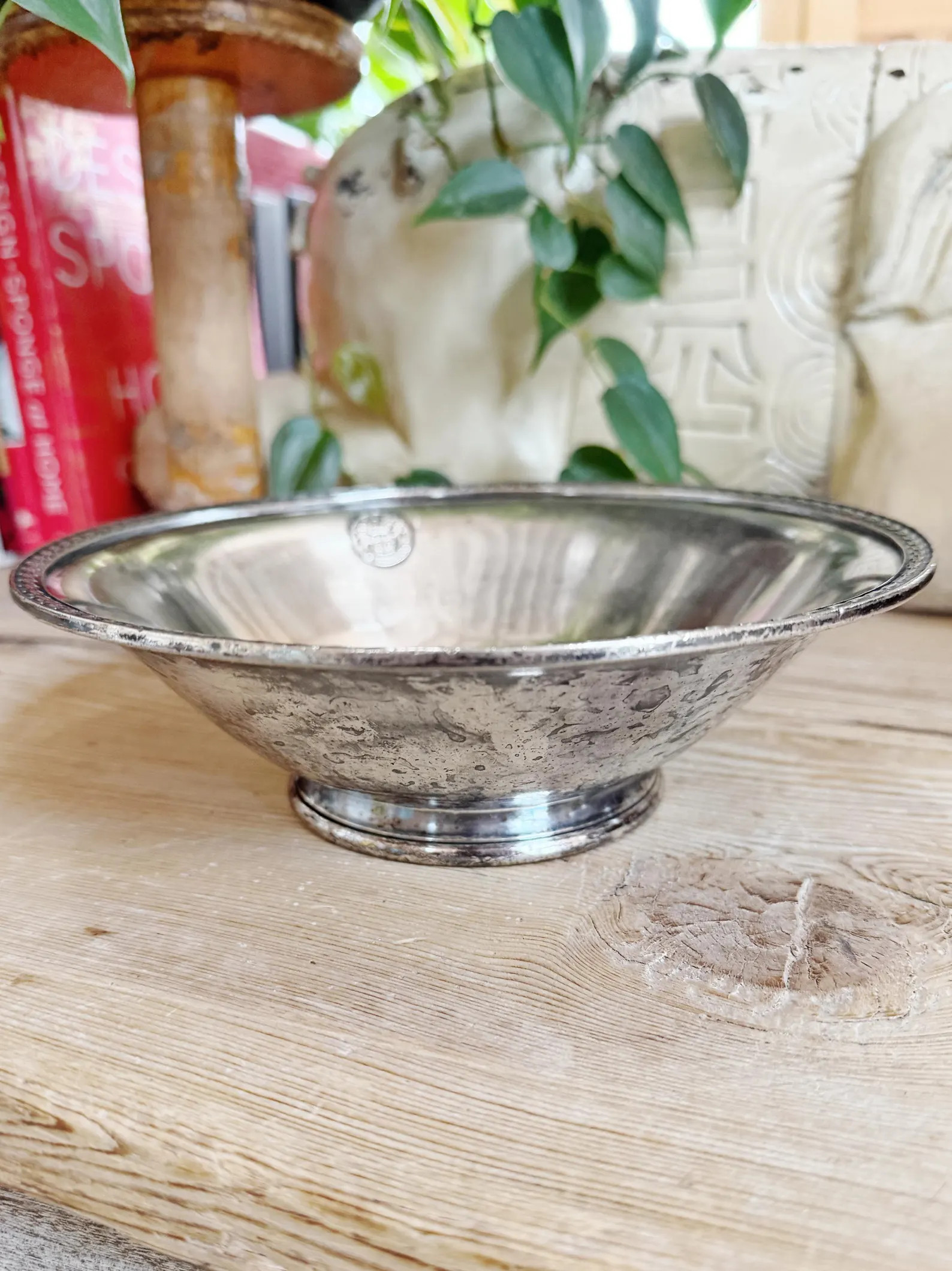 1929 Silver Plated Bowl from Delmonicos New York