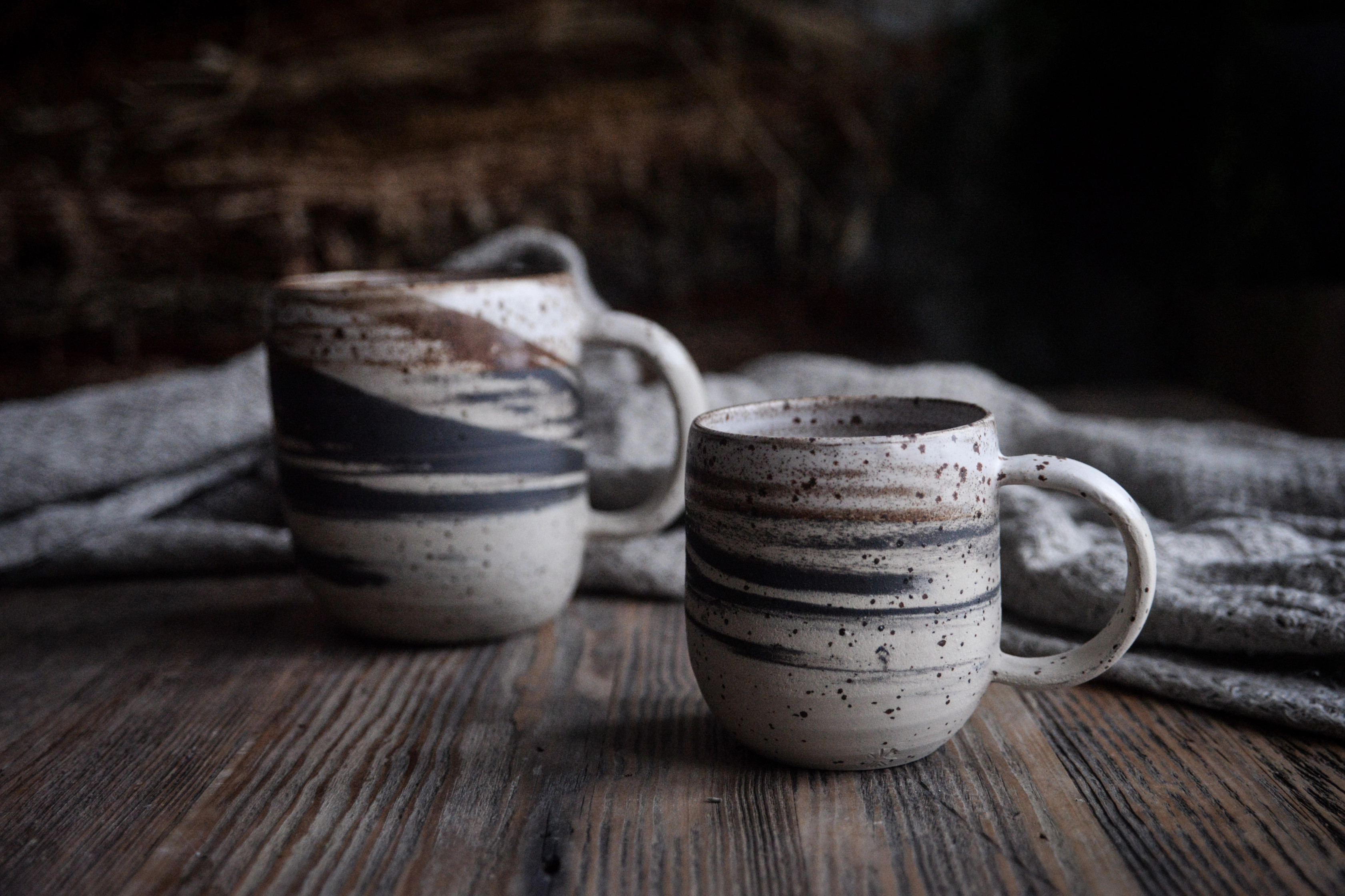 Marbled Stoneware Mug