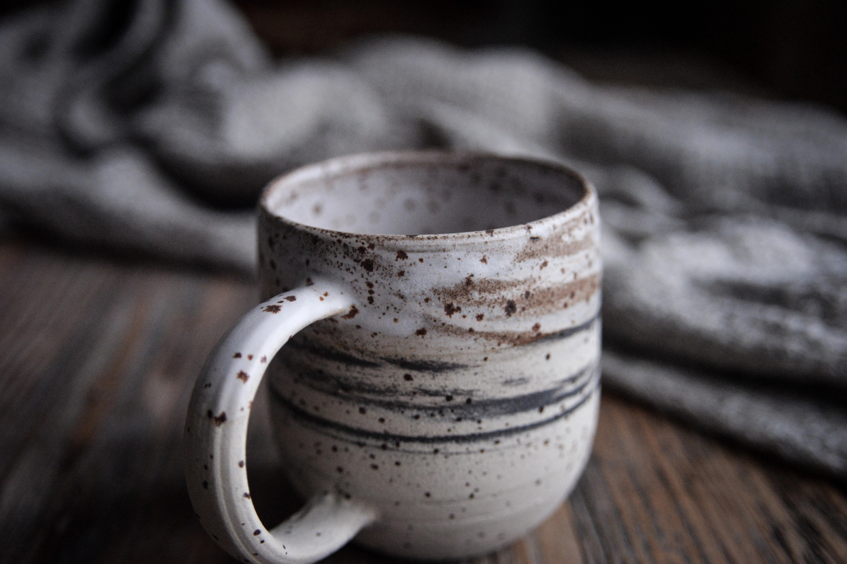 Marbled Stoneware Mug