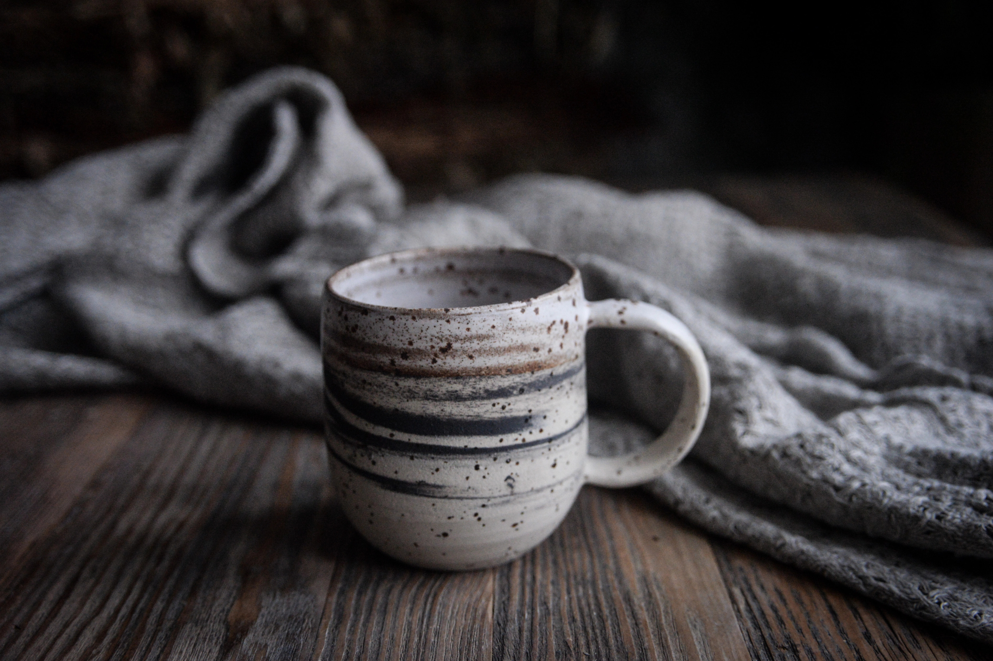 Marbled Stoneware Mug