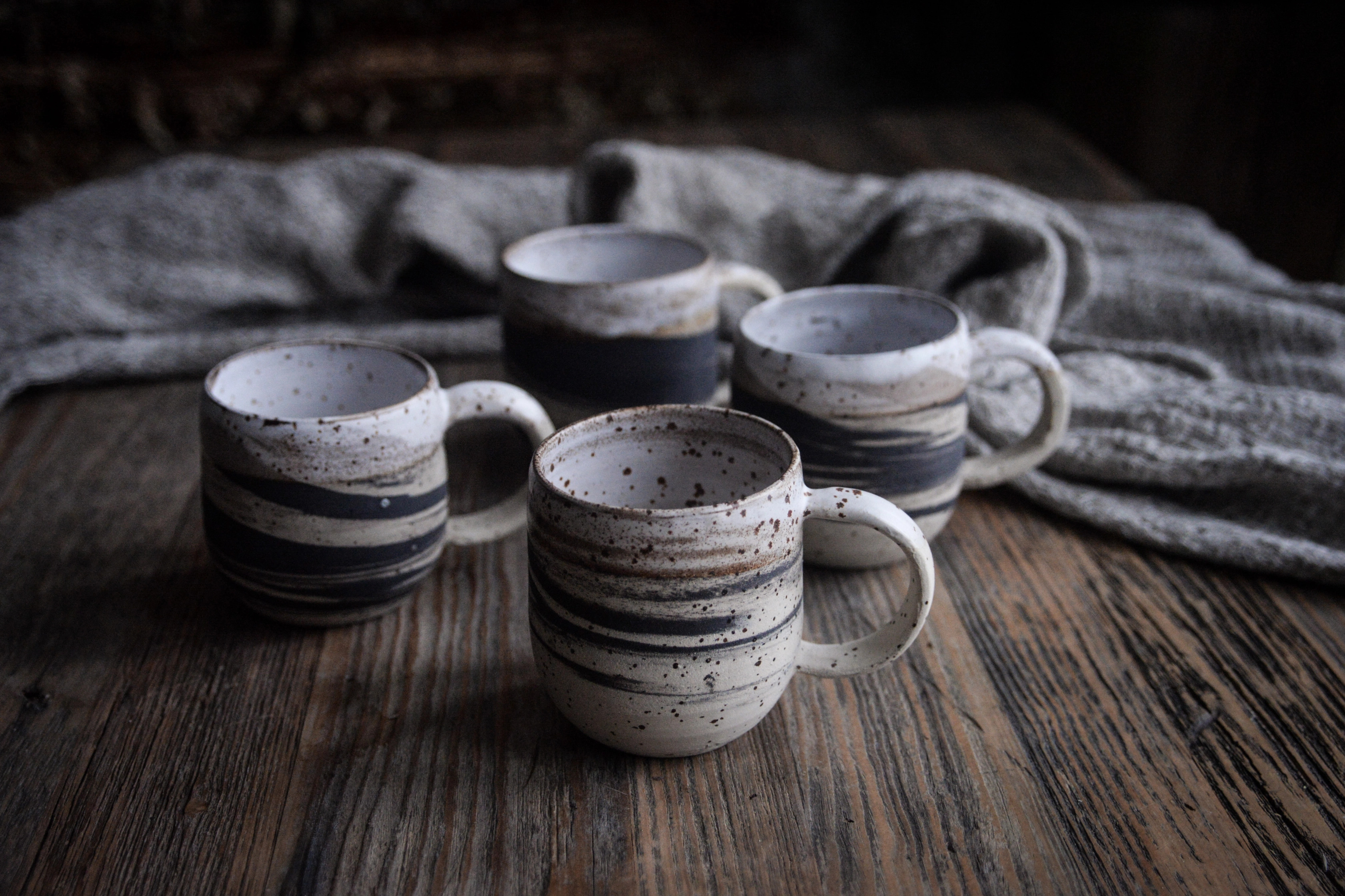 Marbled Stoneware Mug