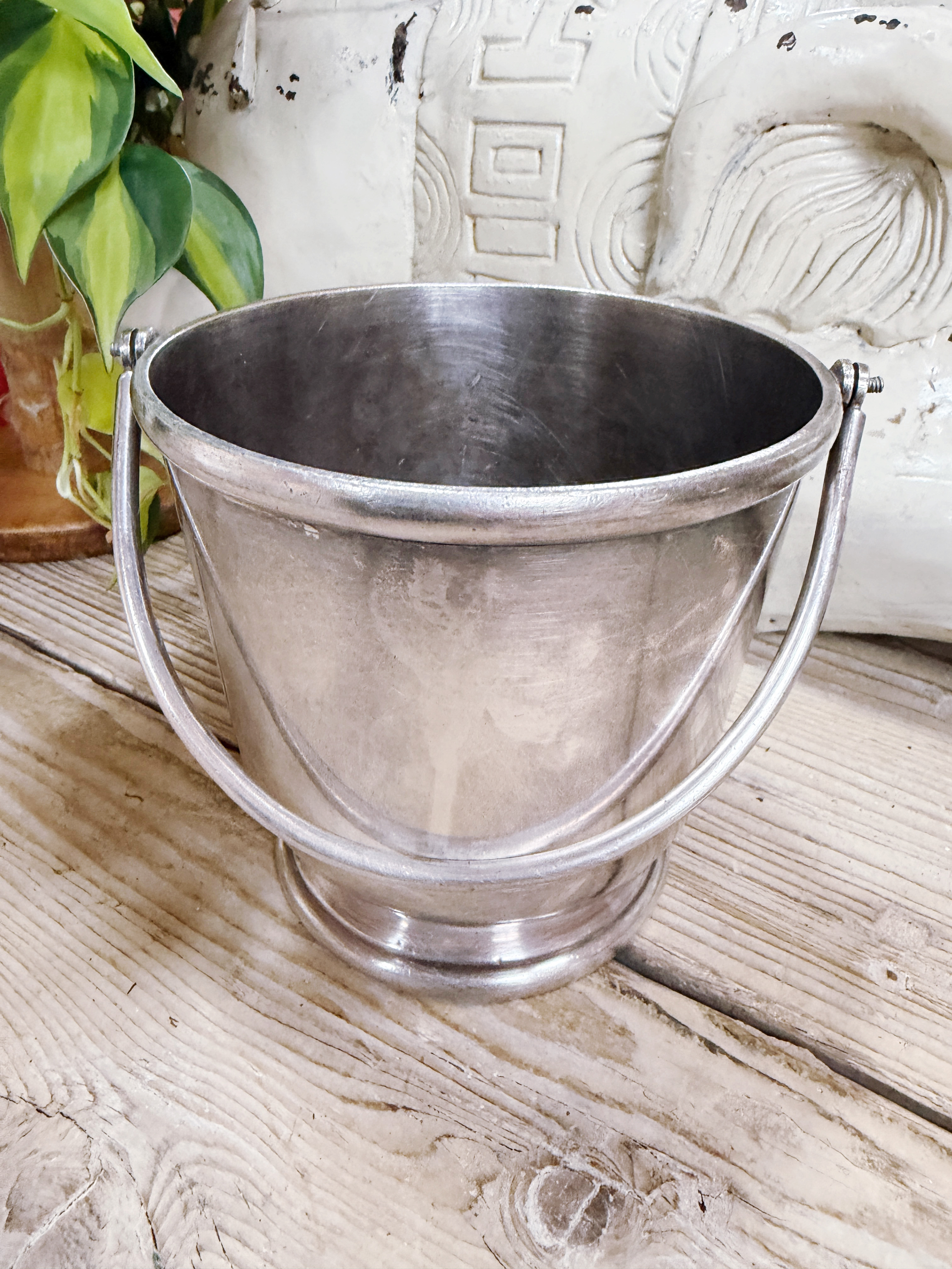 Vintage Silver Champagne & Ice Bucket from Tirrenia Italian Ocean Liner
