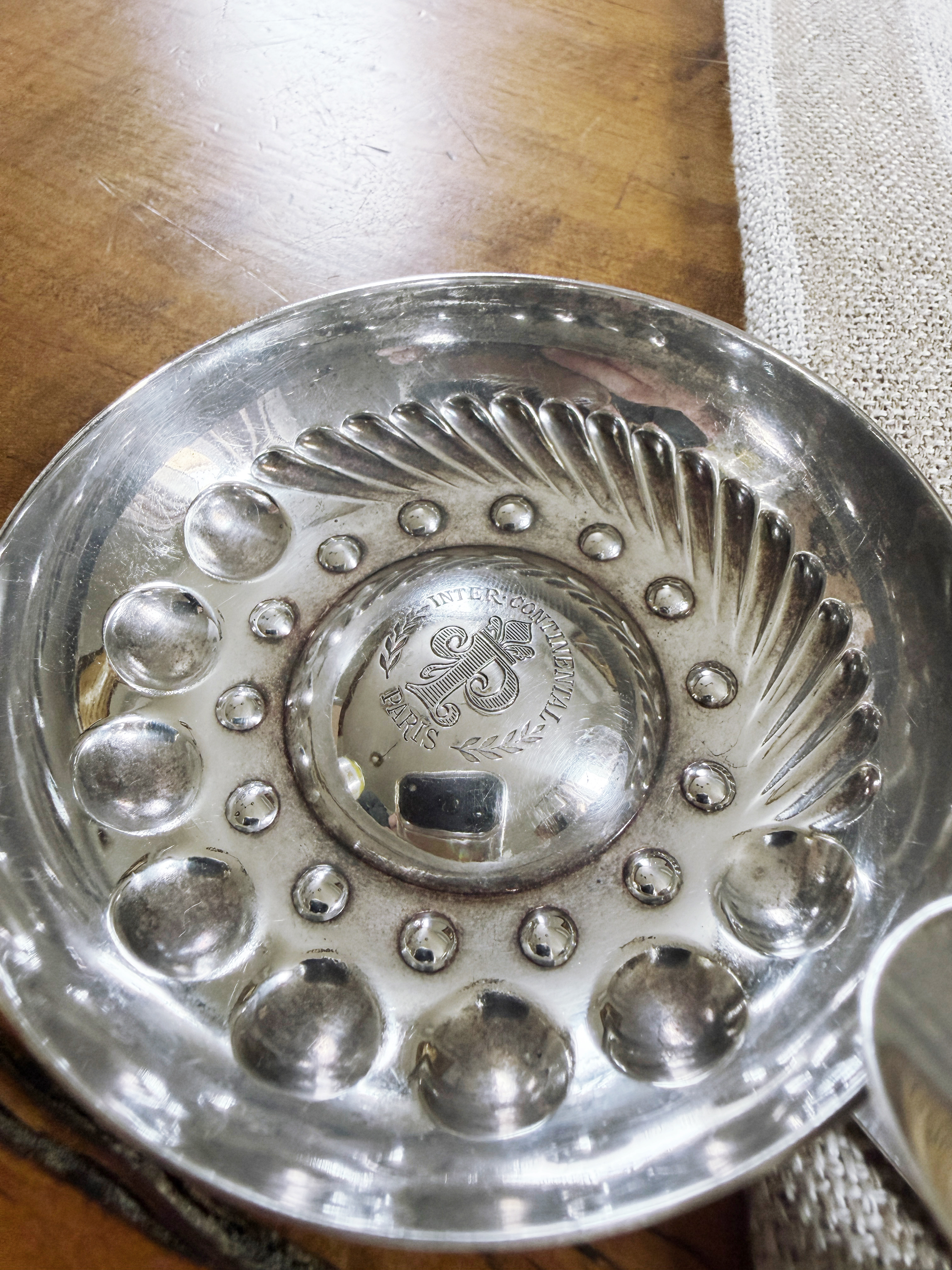 Christofle Silver Wine Tasting Cup from Intercontinental Hotel Paris