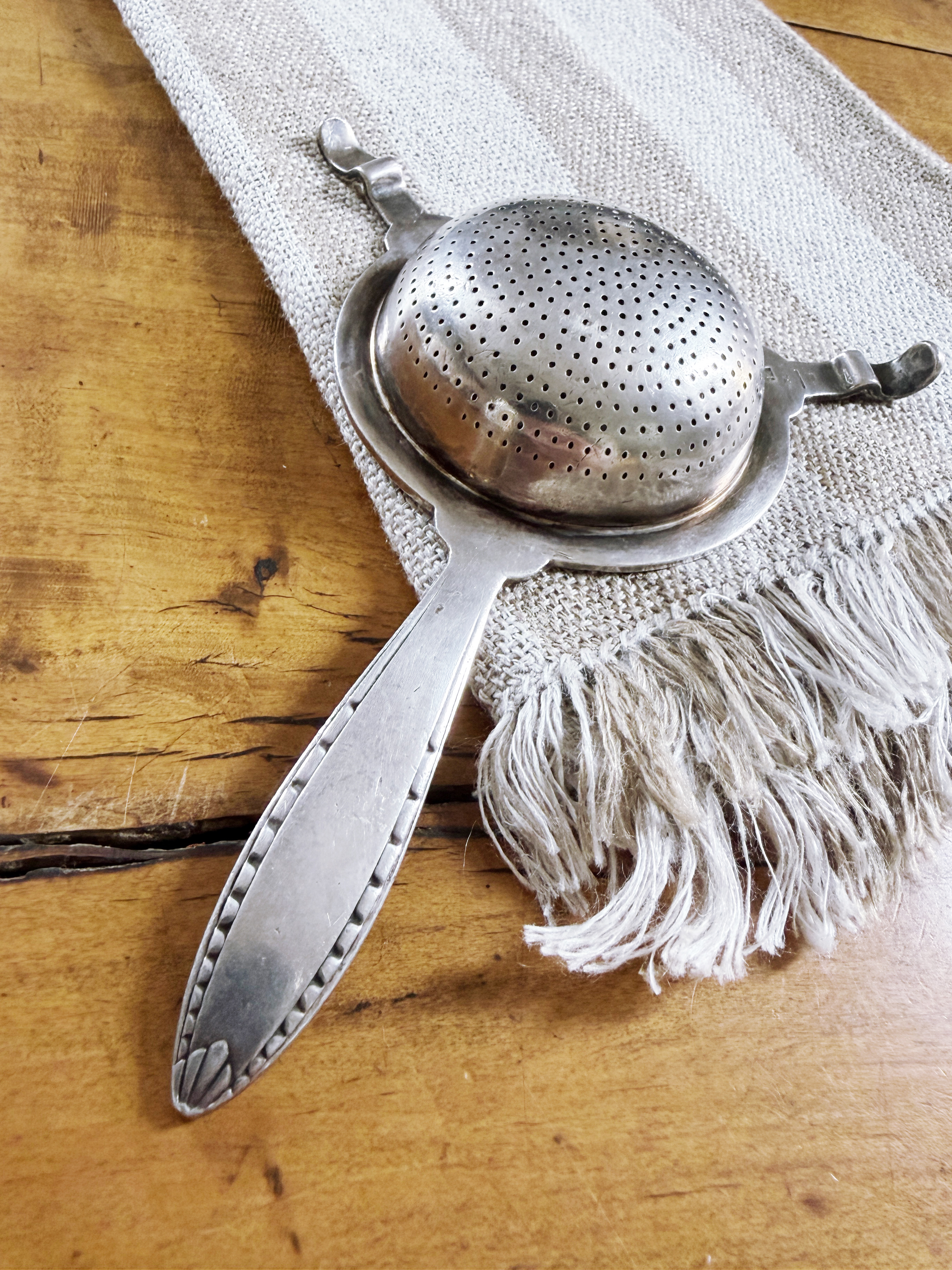 Christofle Silver Tea Infuser from Hotel George V Paris