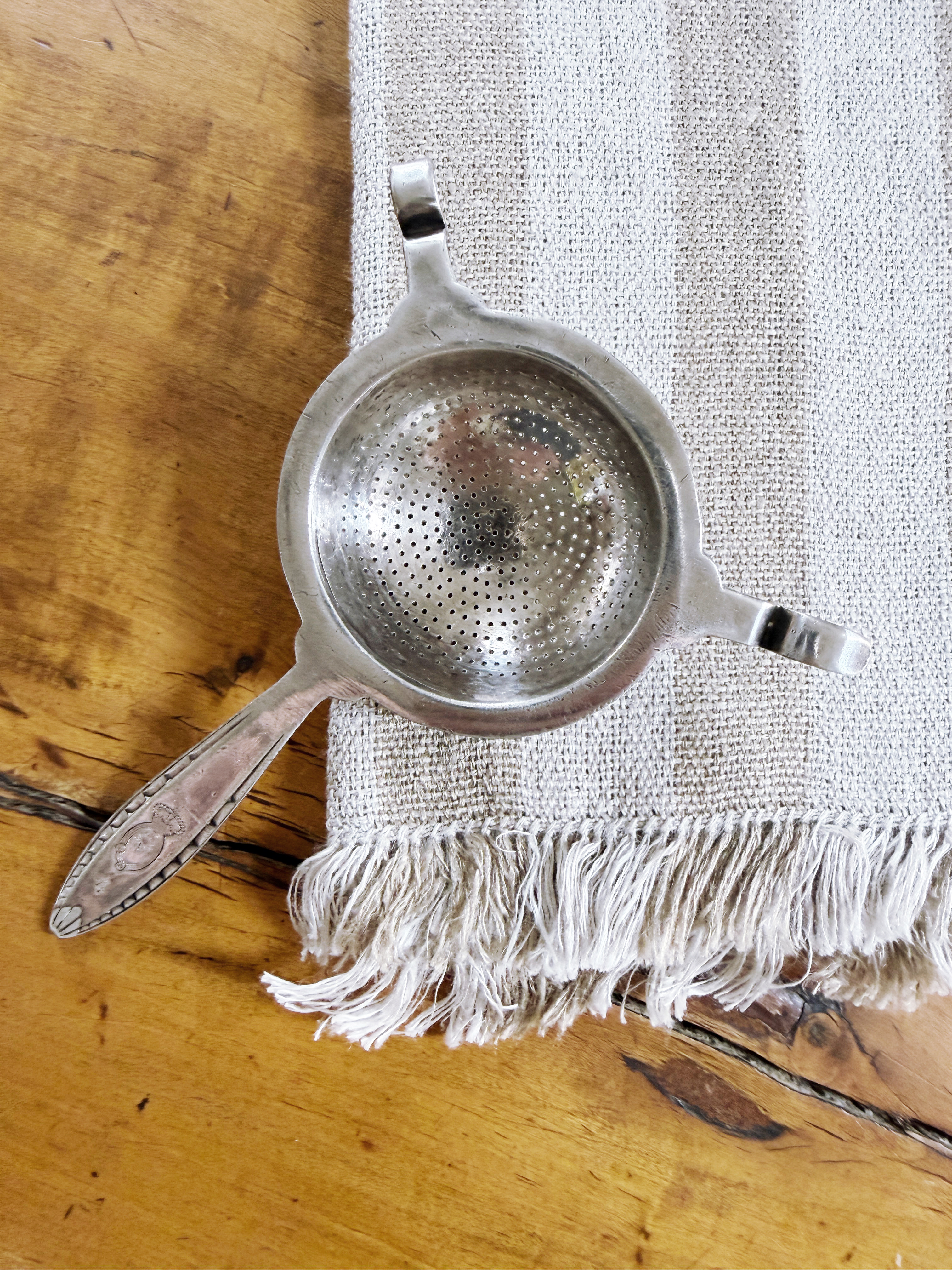 Christofle Silver Tea Infuser from Hotel George V Paris