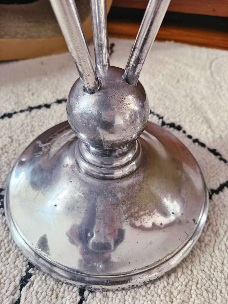 Vintage Silver Plated Champagne Bucket and Stand from The Blue Fox in San Francisco CA