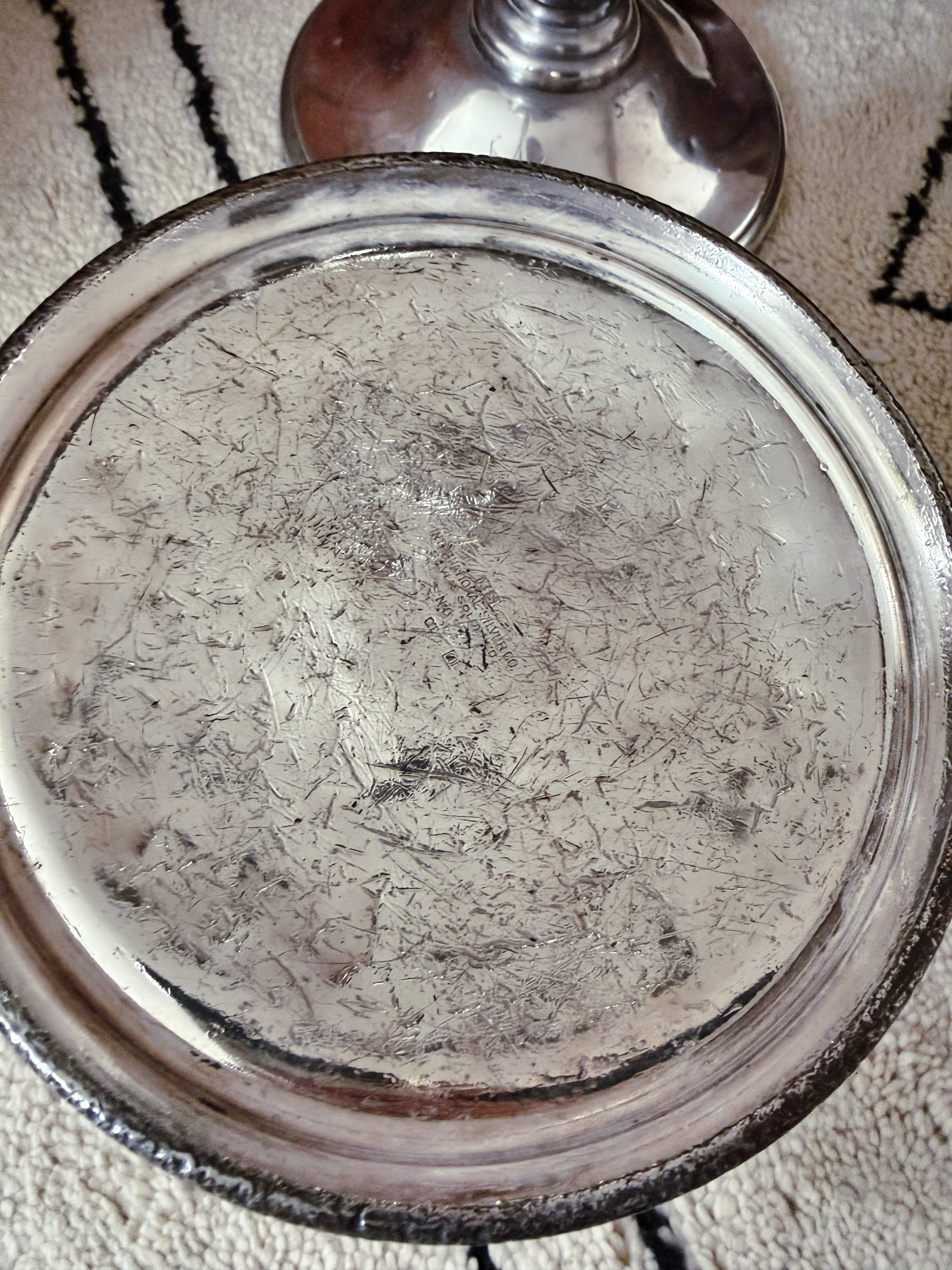 Vintage Silver Plated Champagne Bucket and Stand from The Blue Fox in San Francisco CA