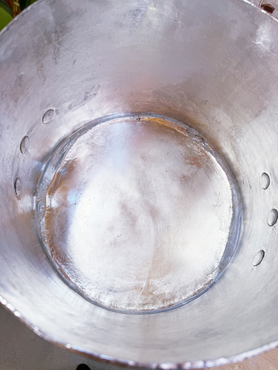 Antique French Copper Stockpot from Wagons Lits Dining Car