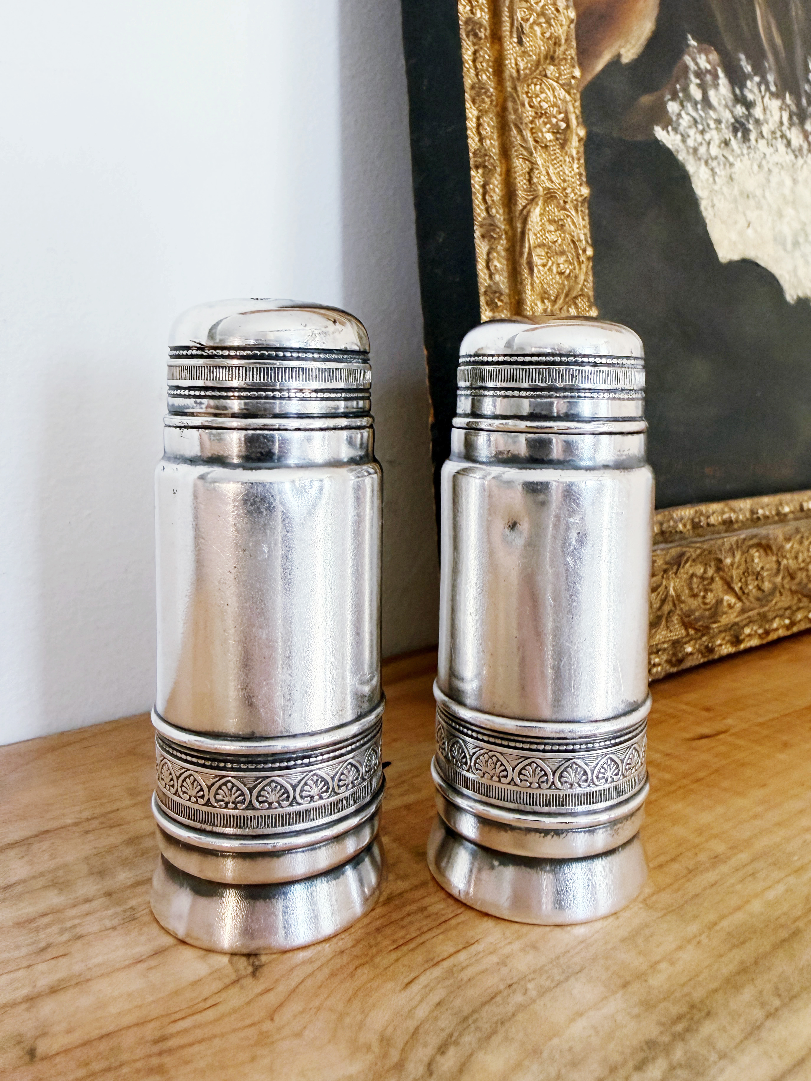 1889 Salt and Pepper Shakers from New York Ontario & Western Railway
