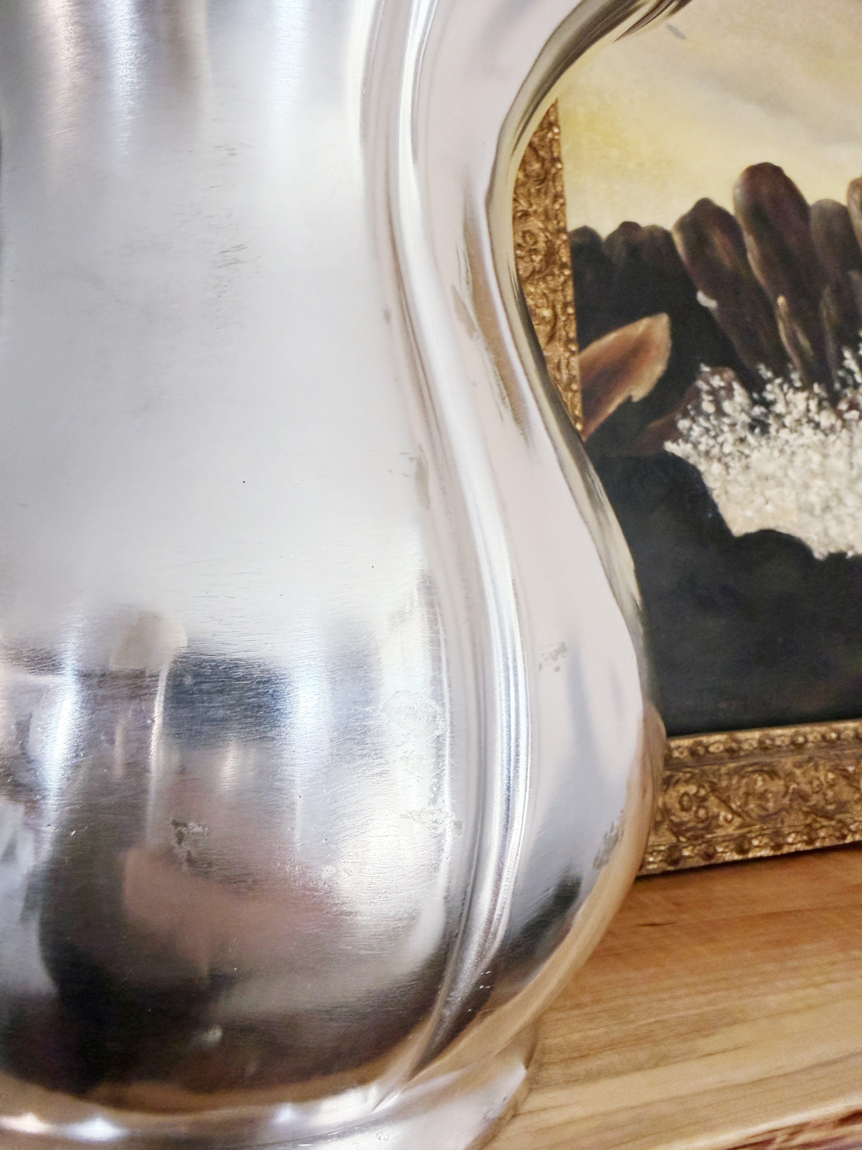 Vintage Silver Water Pitcher from Chicago Milwaukee & St. Paul Railroad