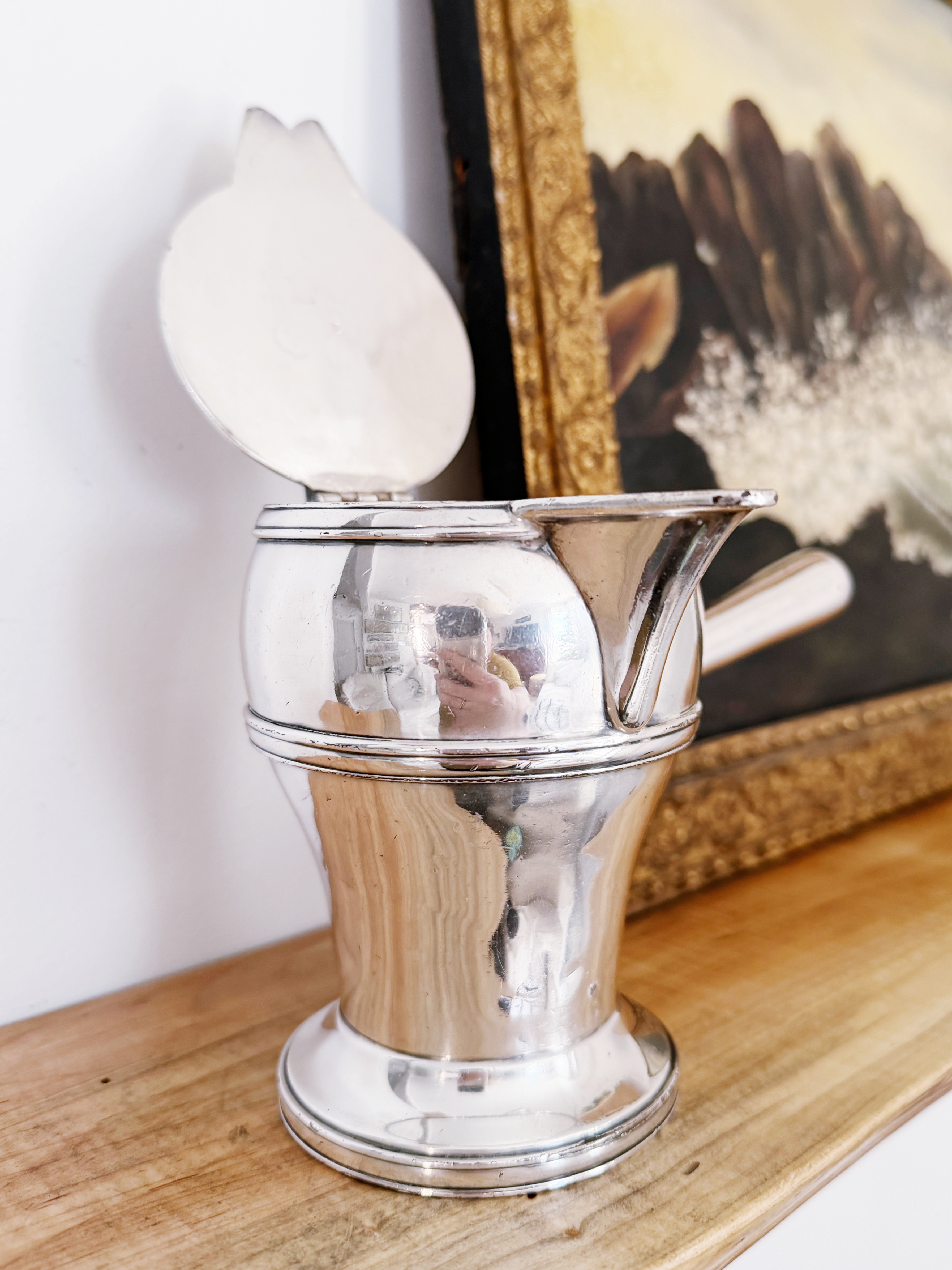 Antique Silver Plated Cocktail Pourer from The Madison Square Garden in NYC