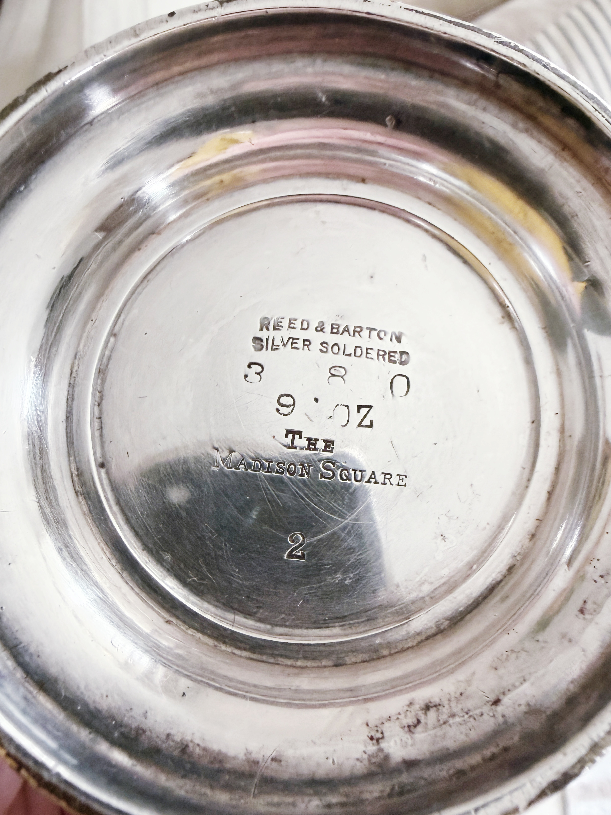 Antique Silver Plated Cocktail Pourer from The Madison Square Garden in NYC