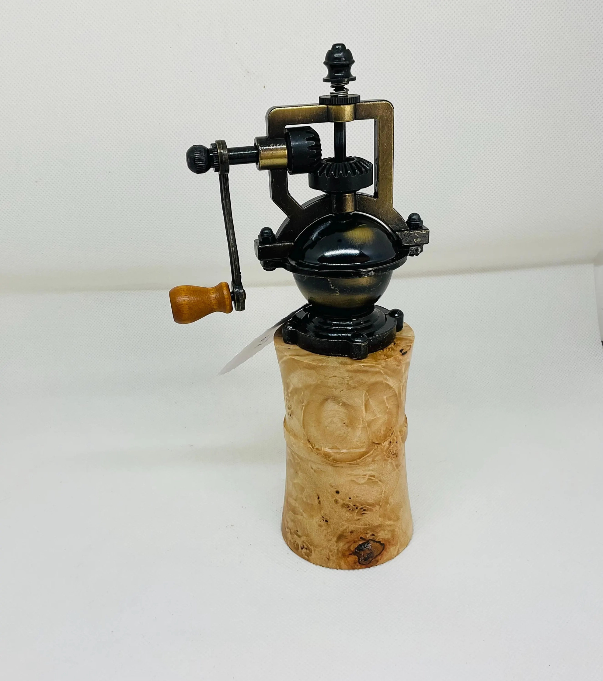 Maple Burl Pepper & Spice Grinder       