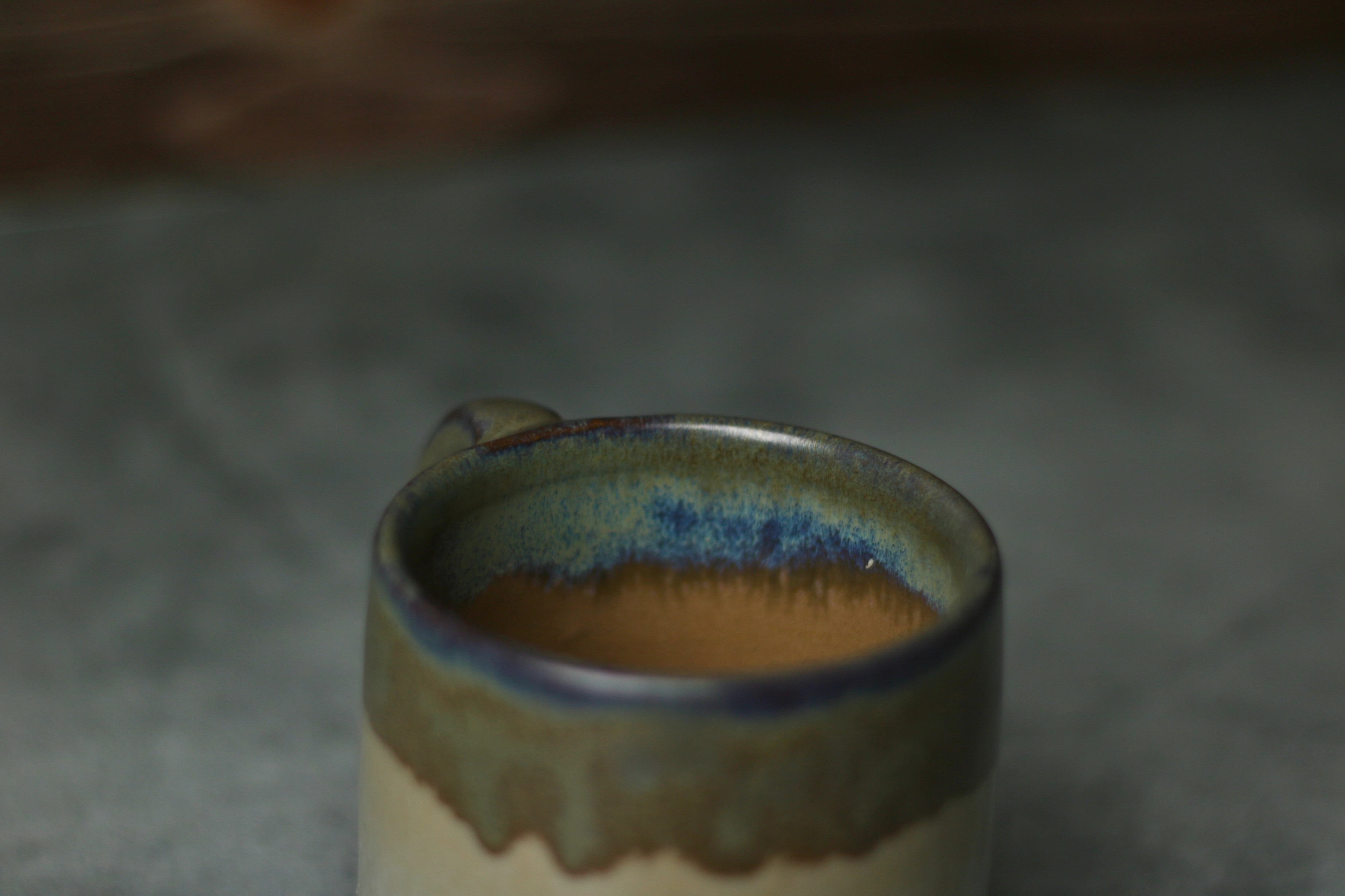 Green Reactive Glaze Mug