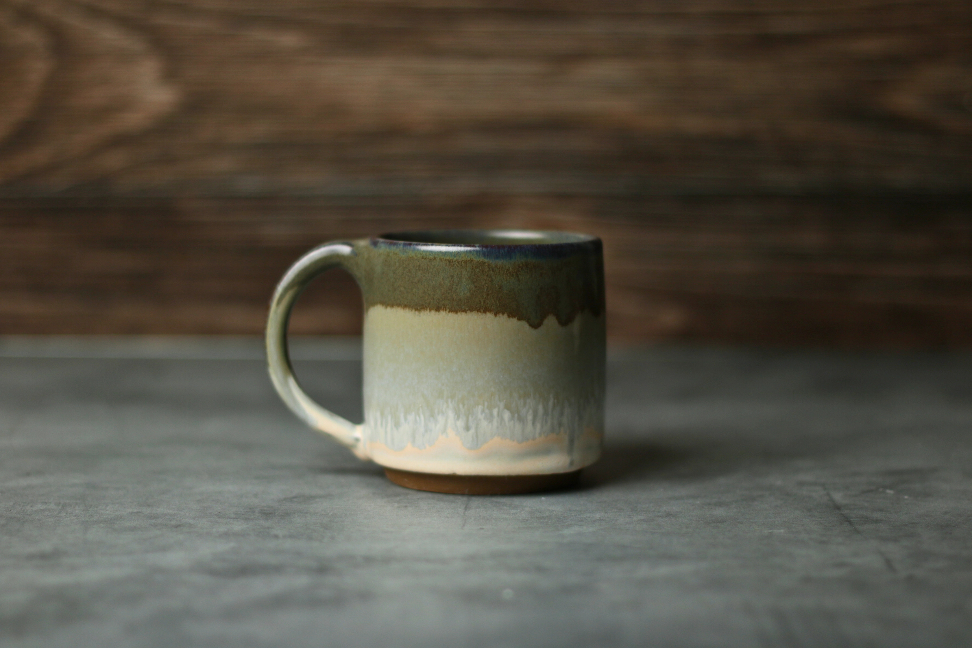 Green Reactive Glaze Mug