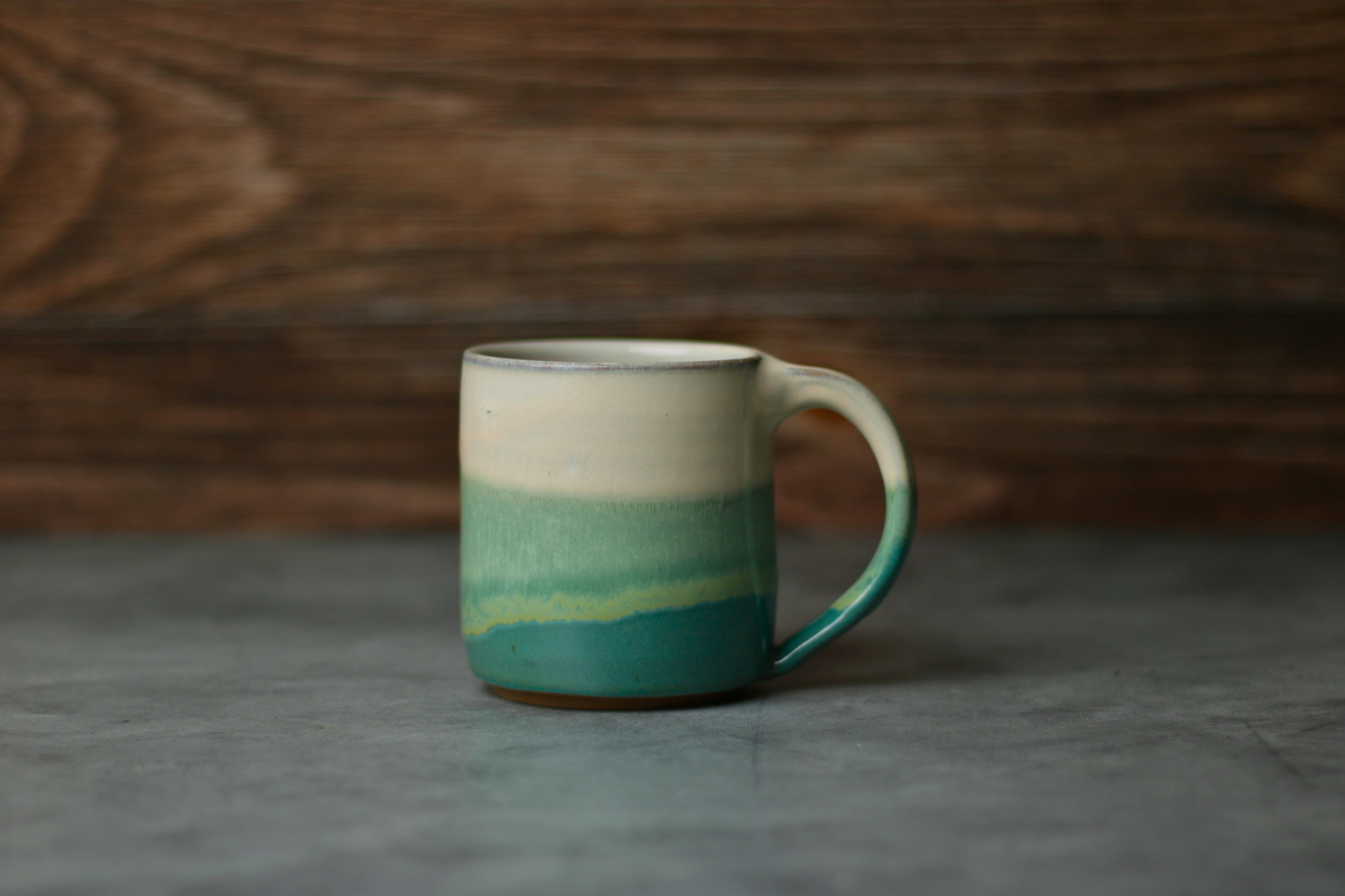 Turquoise Reactive Glaze Mug