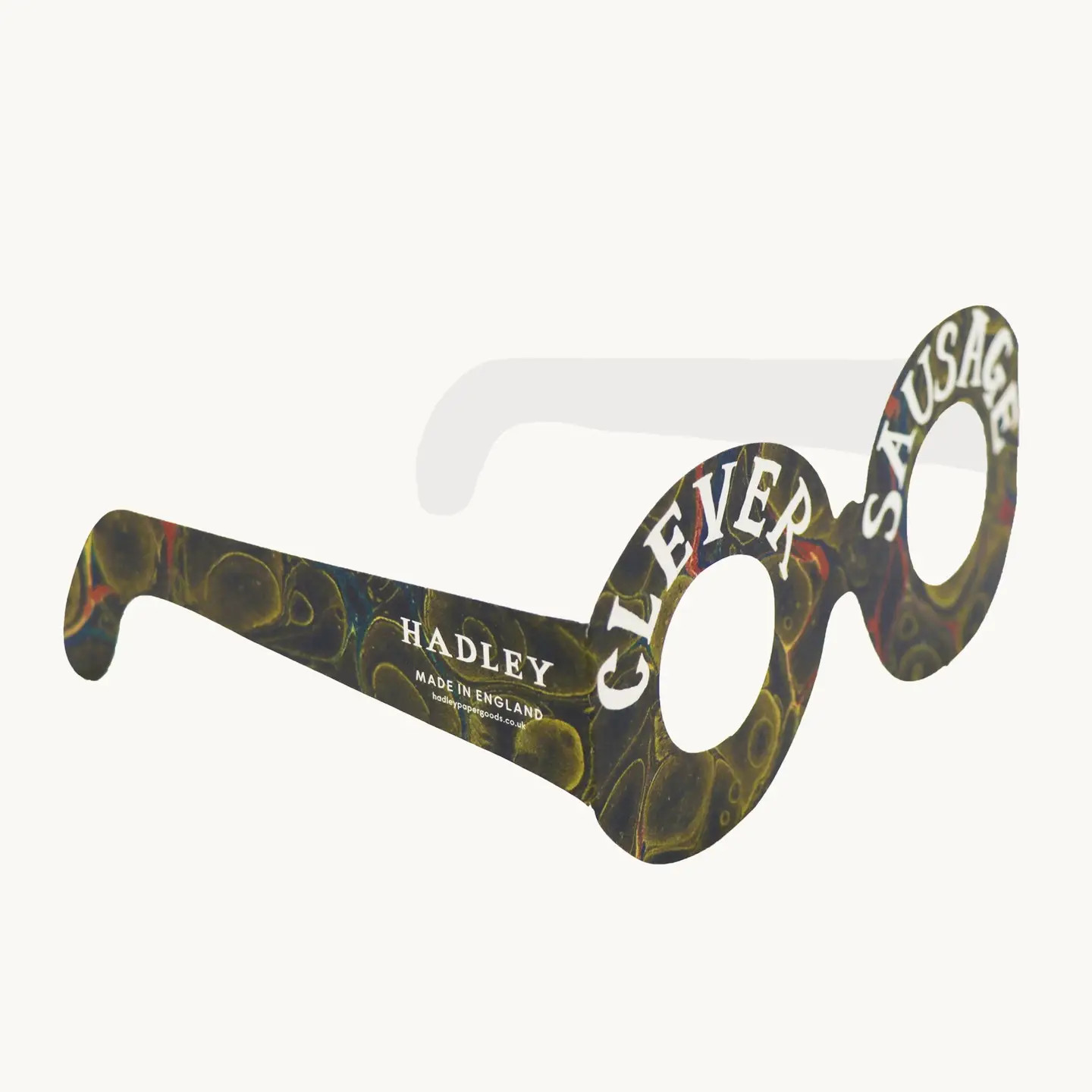 Clever Sausage Glasses Card