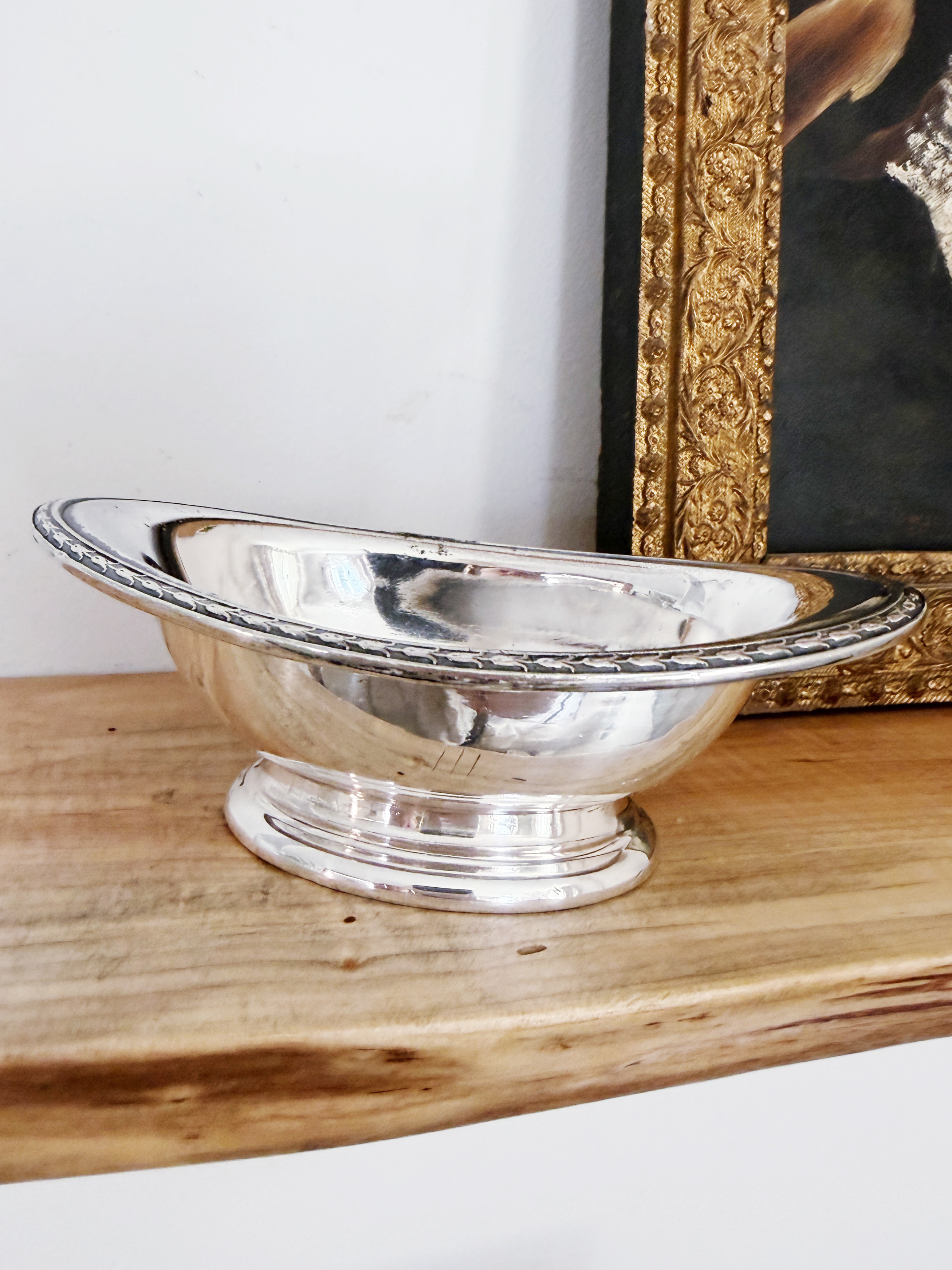 1929 Silver Plated 4oz Bowl from Delmonicos New York