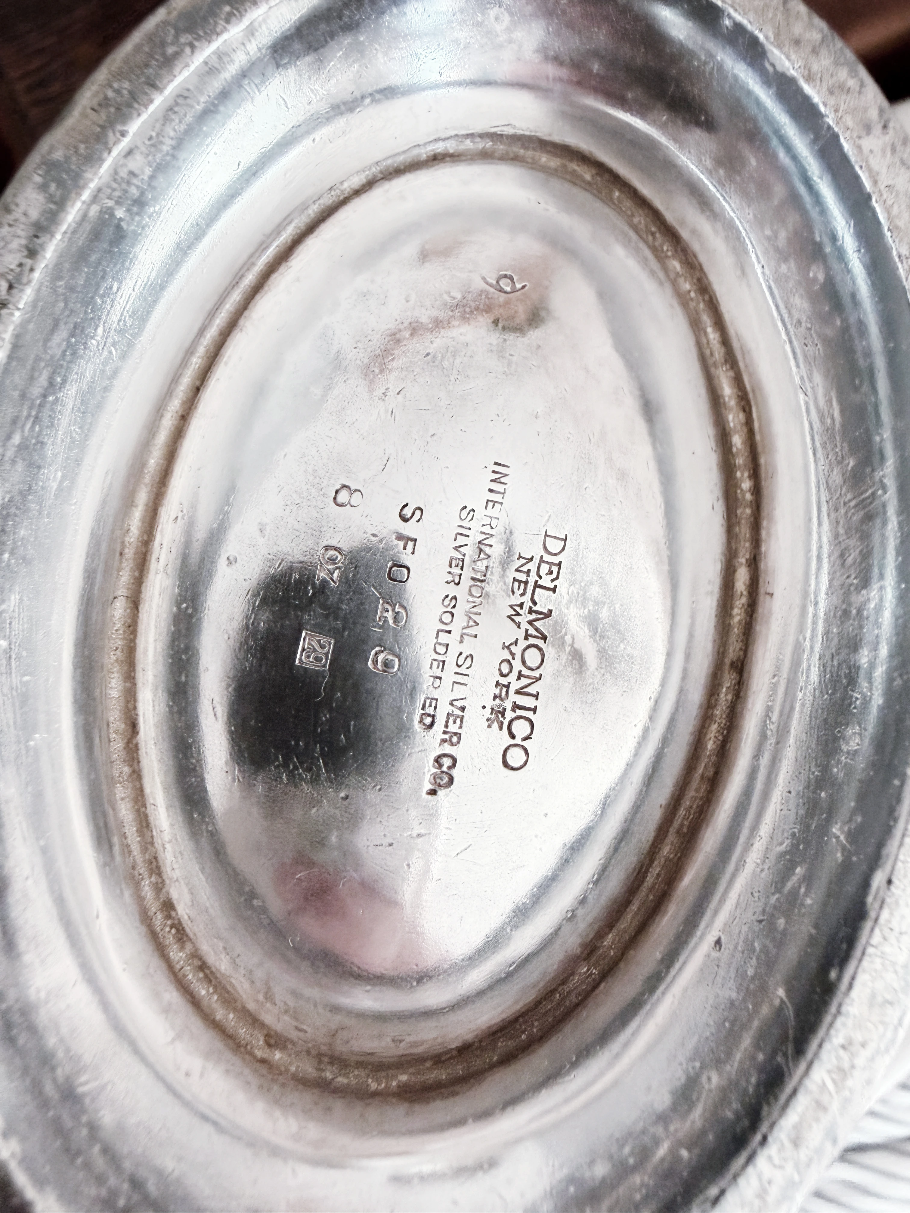 1929 Silver Plated 8oz Bowl from Delmonicos New York