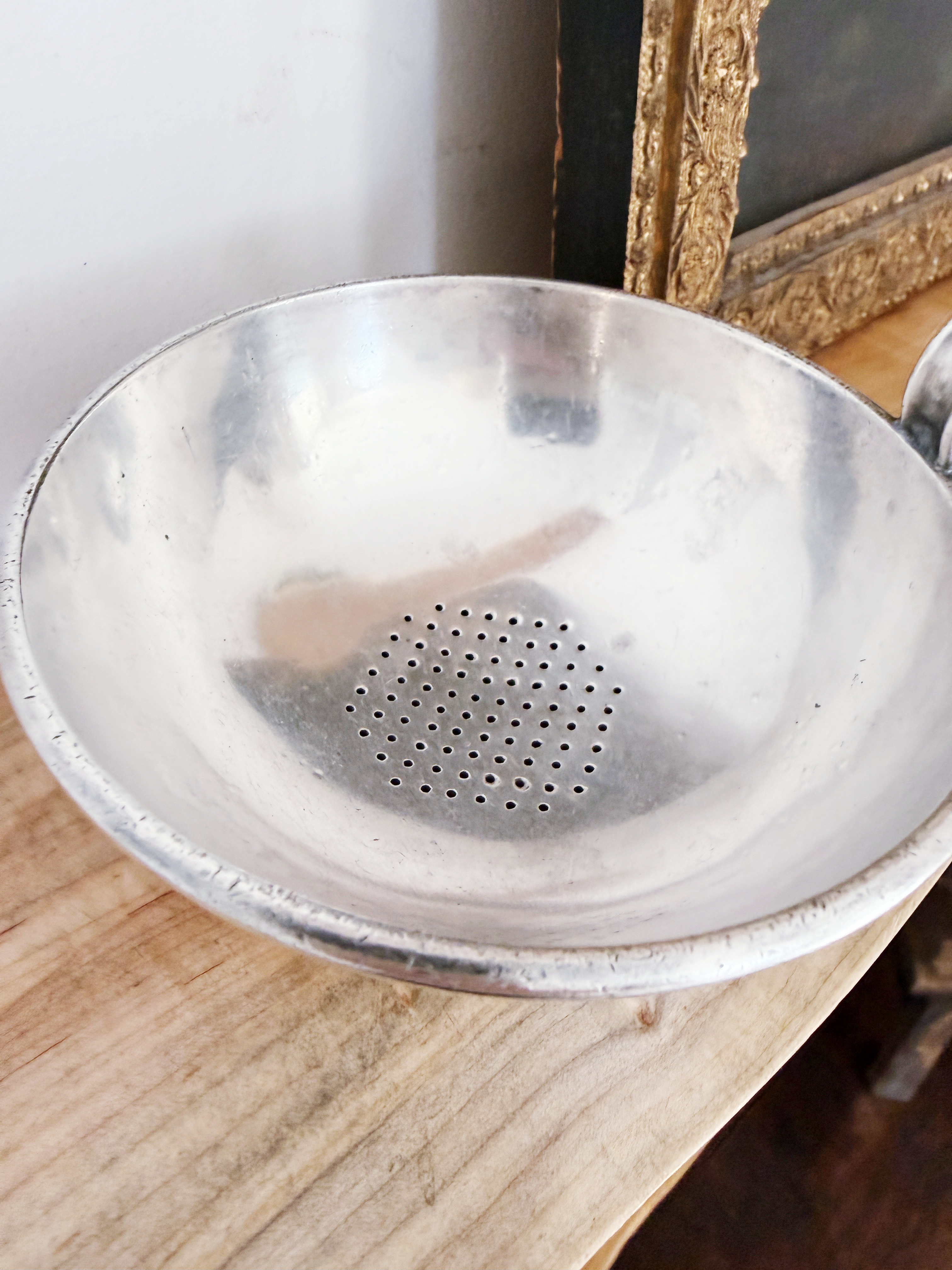 Vintage Silver Wine Funnel from Hotel Muehlebach in Kansas City