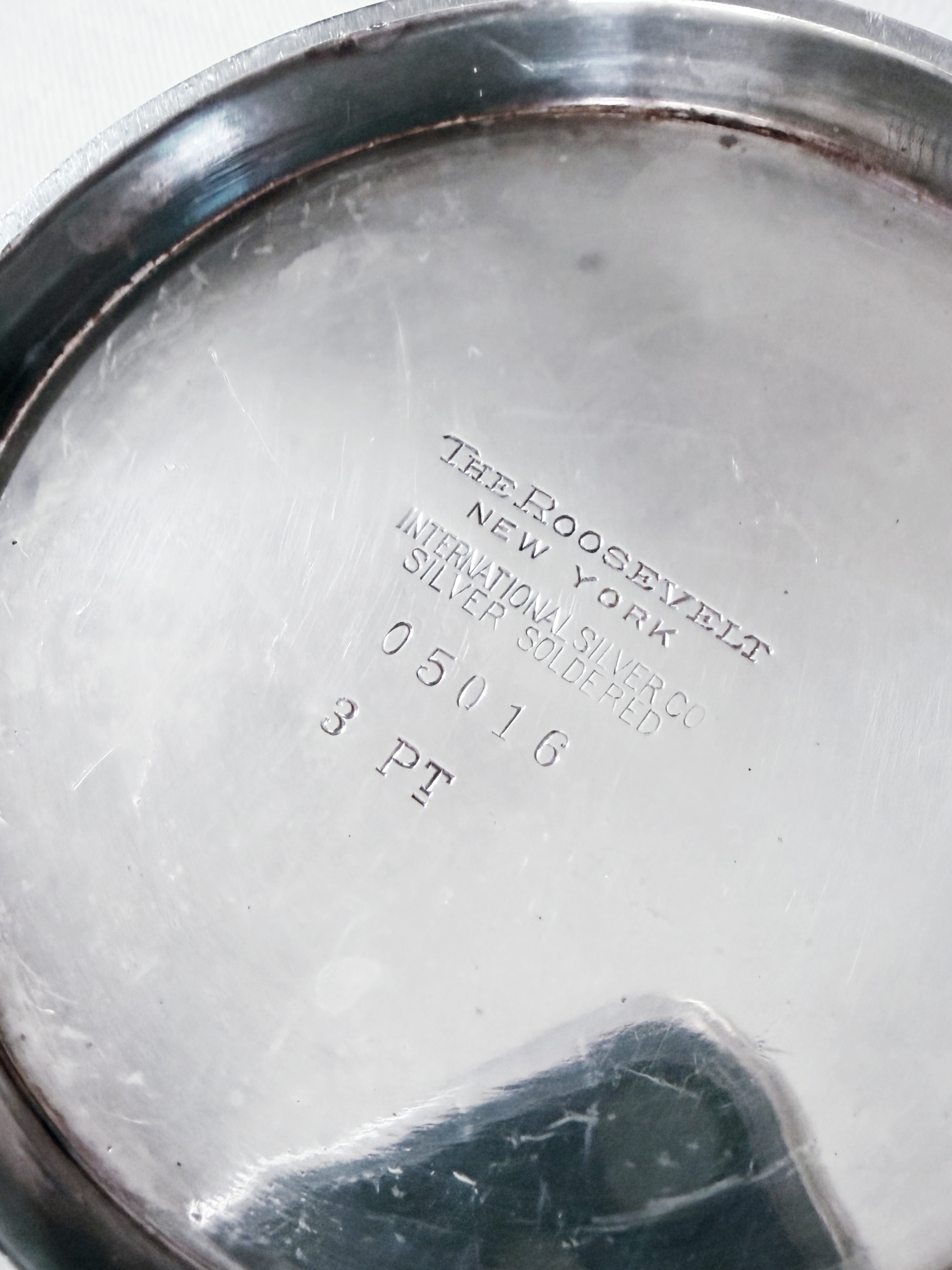 1920s Silver Plated Ice Bucket from The Roosevelt Hotel NYC