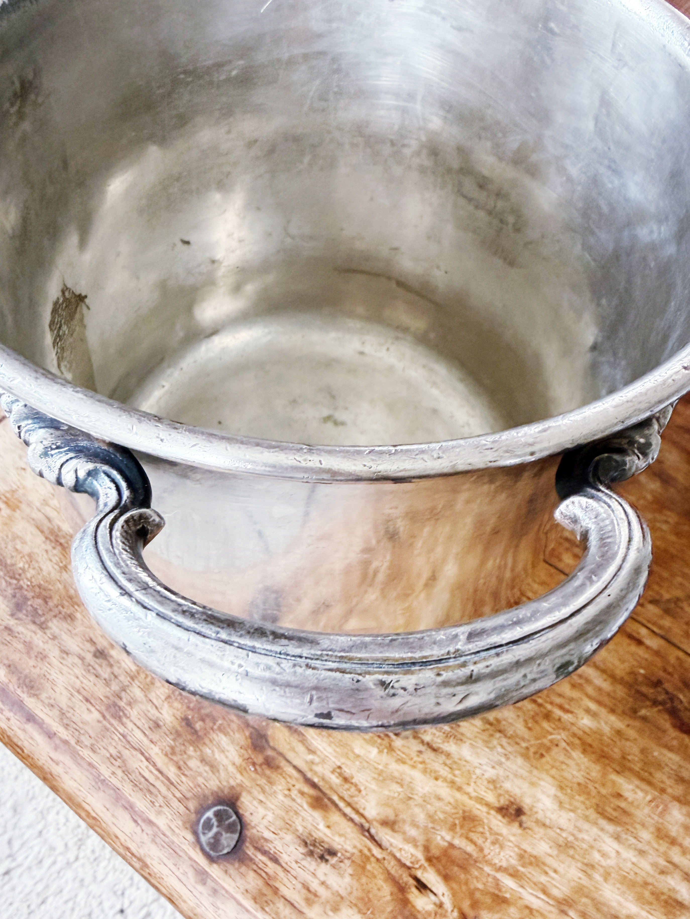 1956 Silver Plated Champagne Bucket from The Ambassador Hotel in Los Angeles