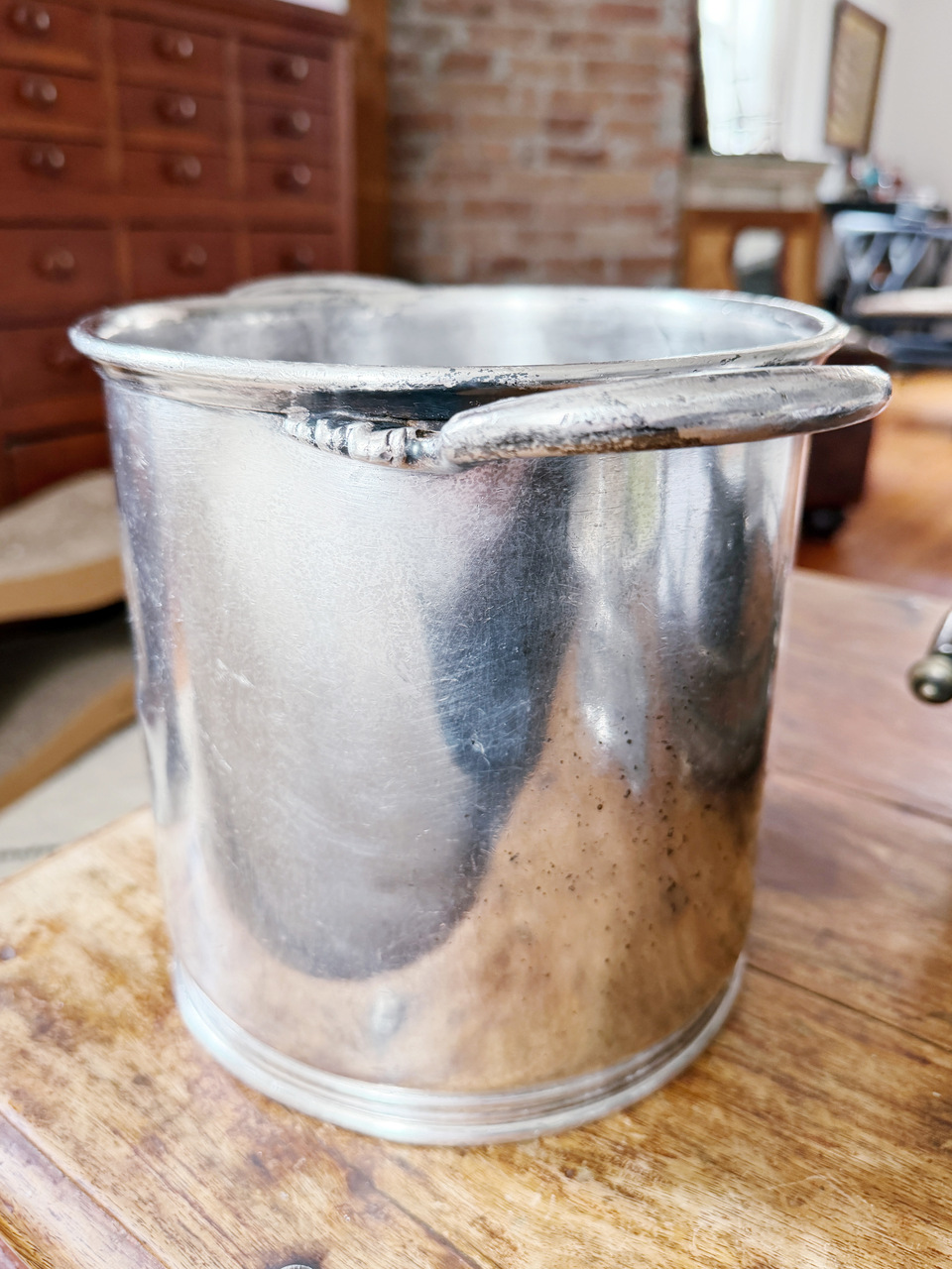 1956 Silver Plated Champagne Bucket from The Ambassador Hotel in Los Angeles