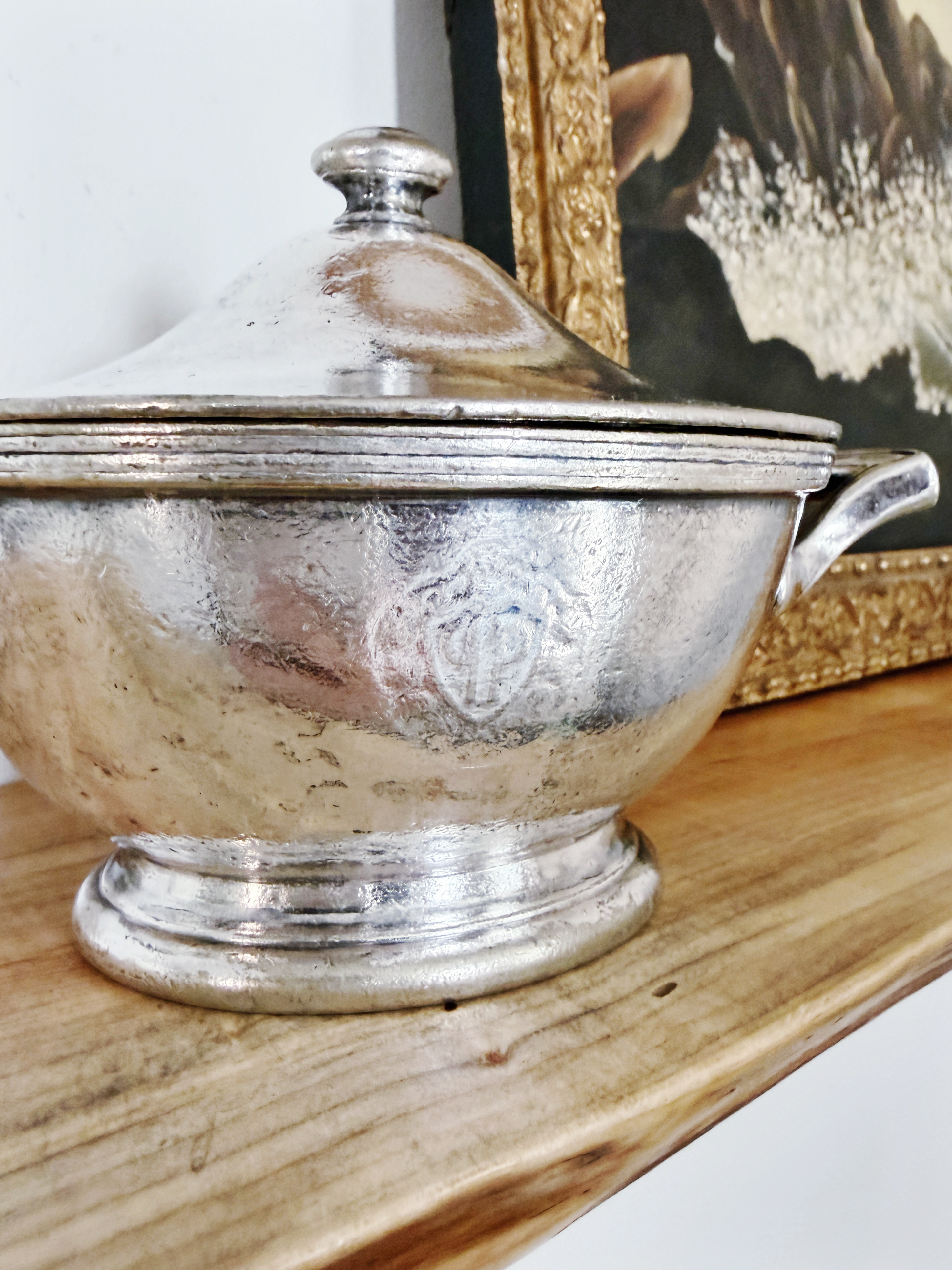 1950s Silver Plated Sugar Bowl from The Plaza Hotel NYC
