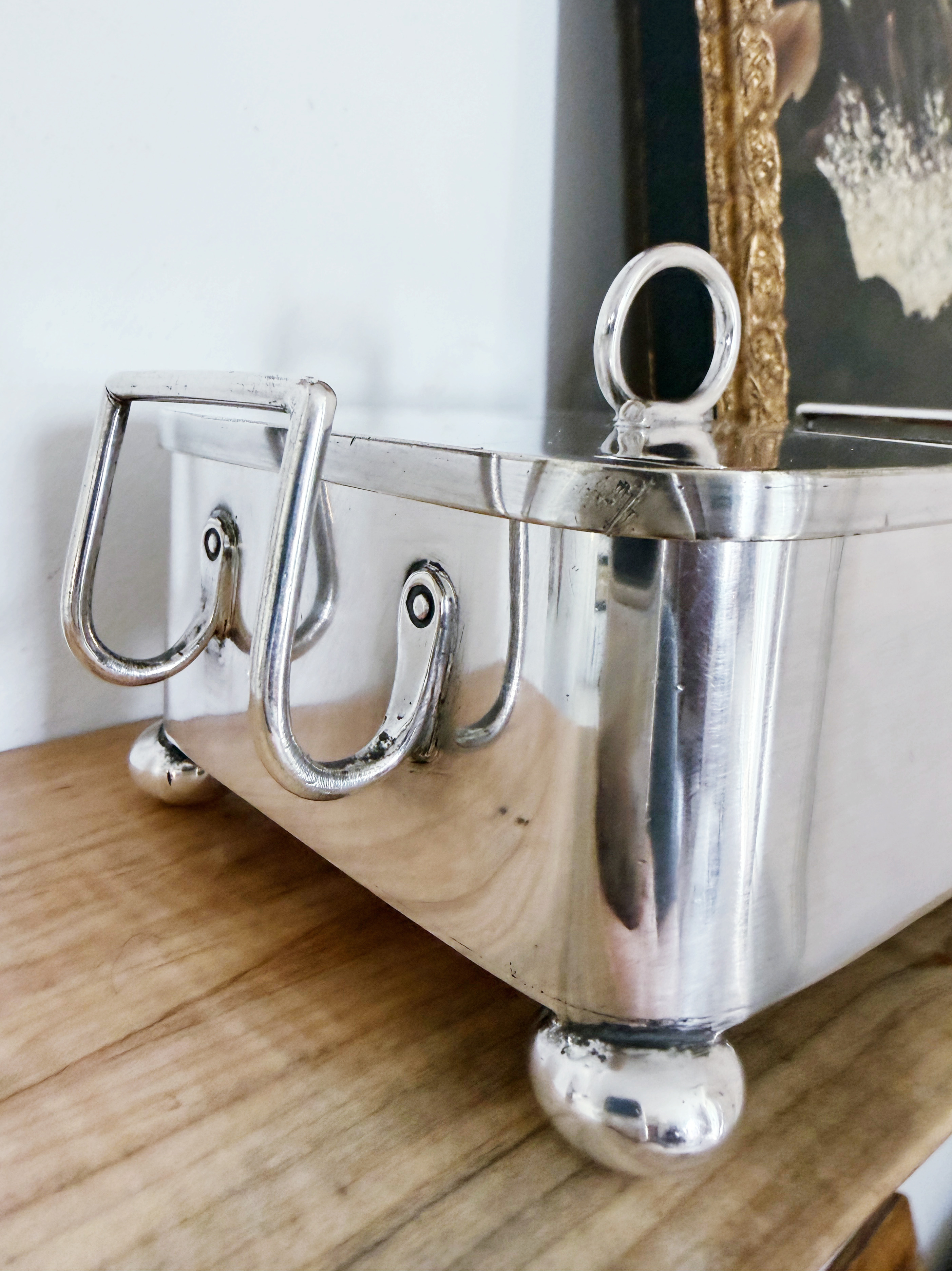 Vintage Ellerman Lines Silver Plated Sardine Box