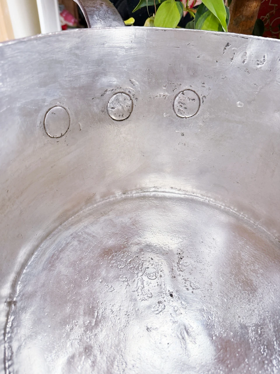 Antique Duparquet Copper Pot from Cafe Savarin and B&O Railroad