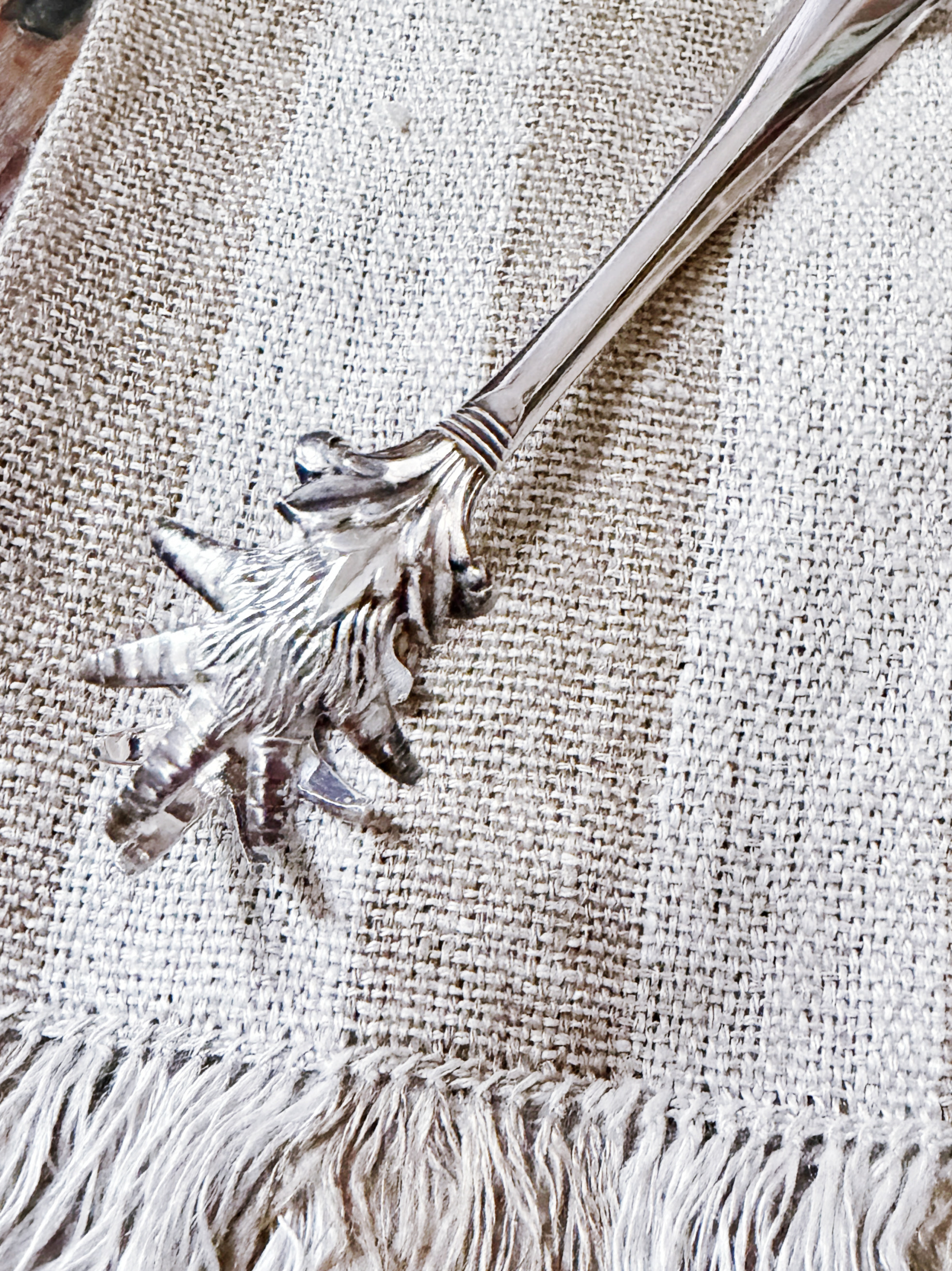 Vintage Asprey & Co Sterling Silver Ice Tongs