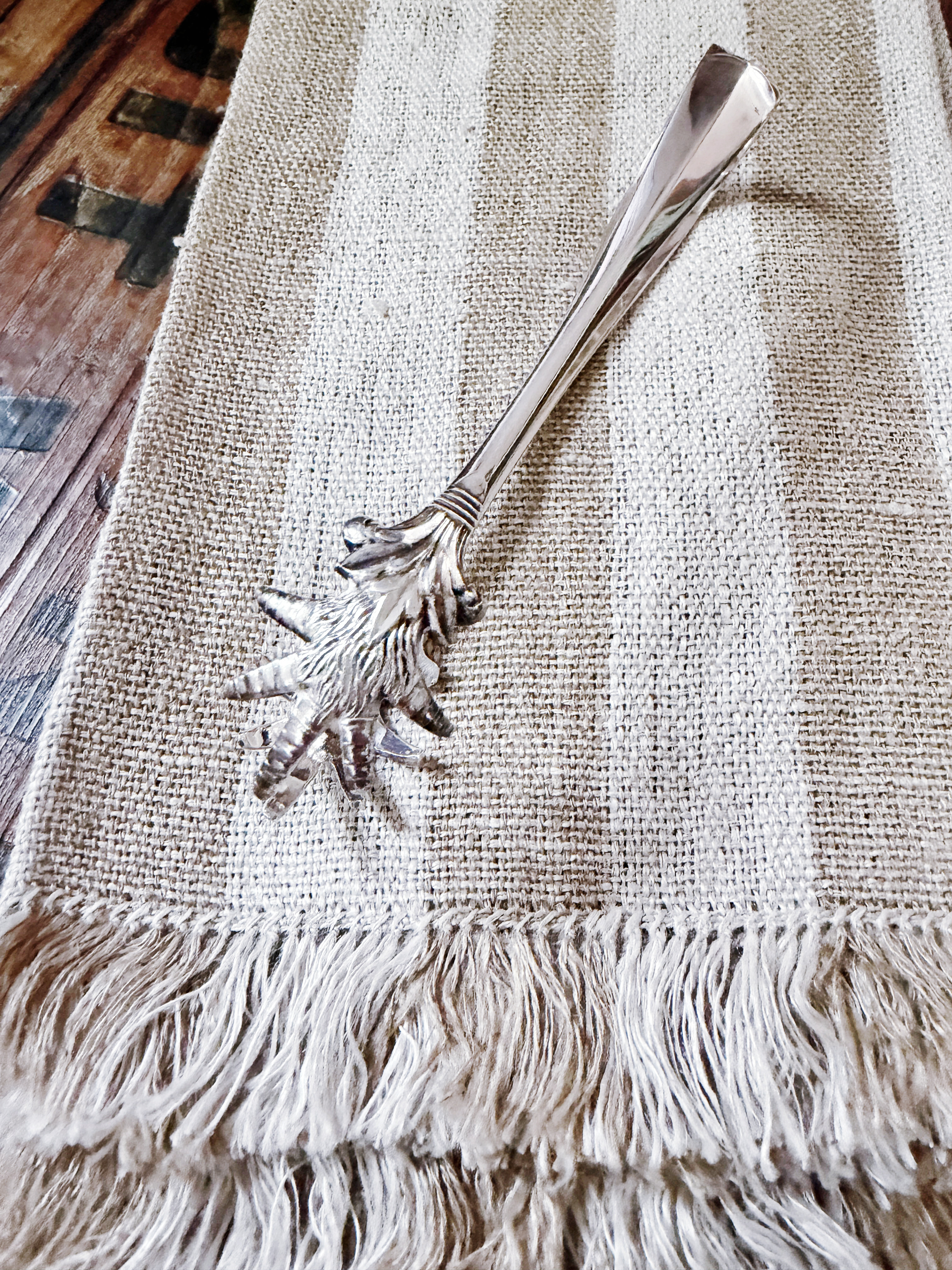 Vintage Asprey & Co Sterling Silver Ice Tongs