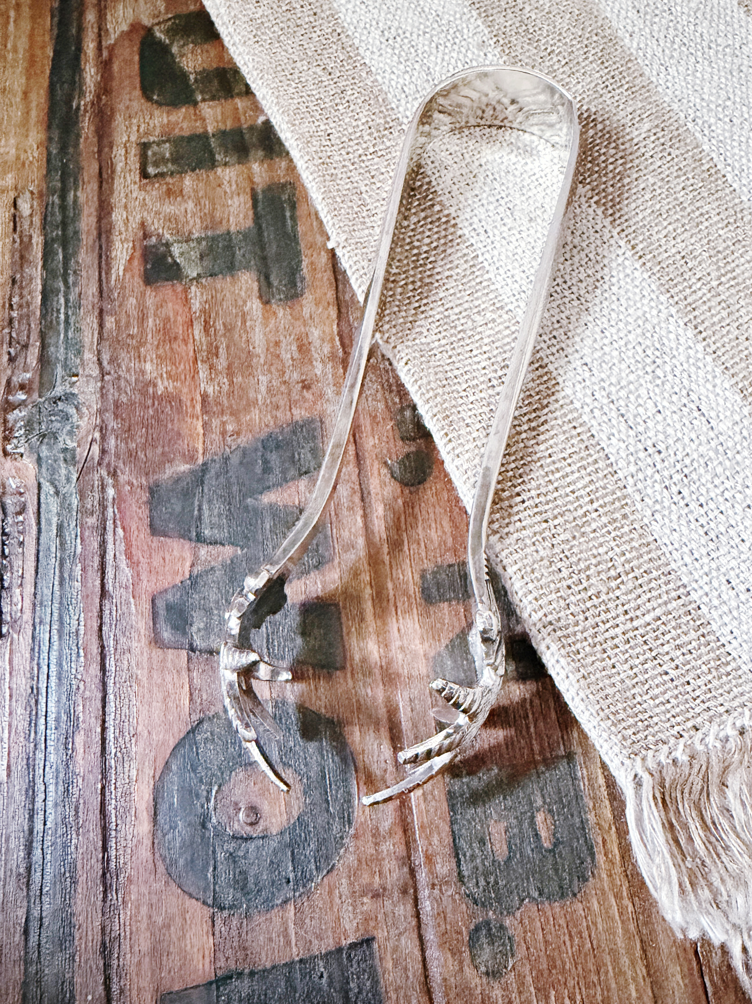 Vintage Asprey & Co Sterling Silver Ice Tongs
