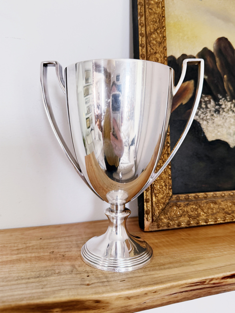1951 Silver Plated Cup from Trap Shoot Aboard the CGT Ocean Liner Liberte