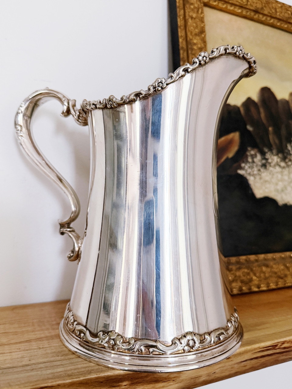 Antique Silver Plated Tiffany & Co Water Pitcher