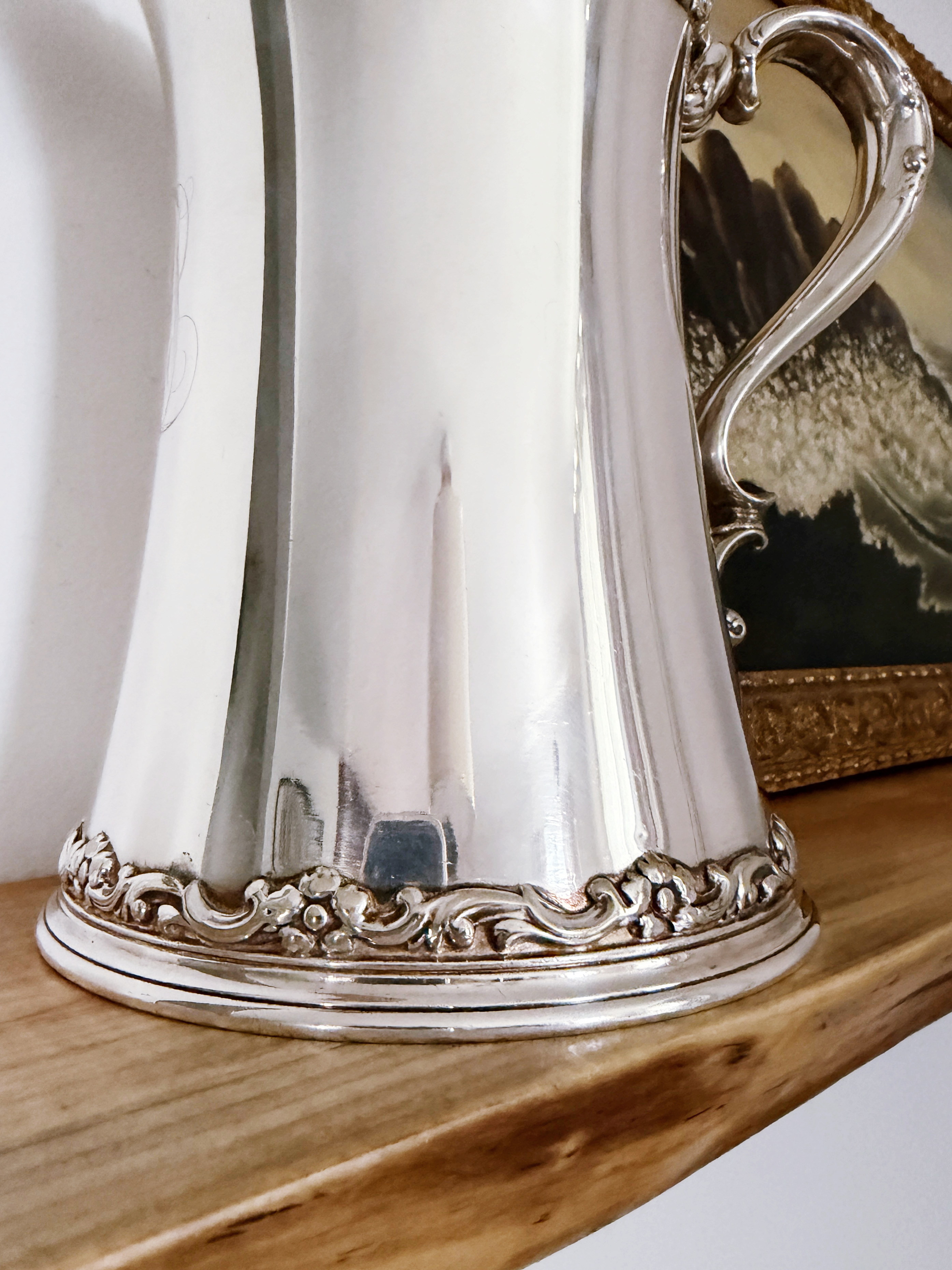 Antique Silver Plated Tiffany & Co Water Pitcher