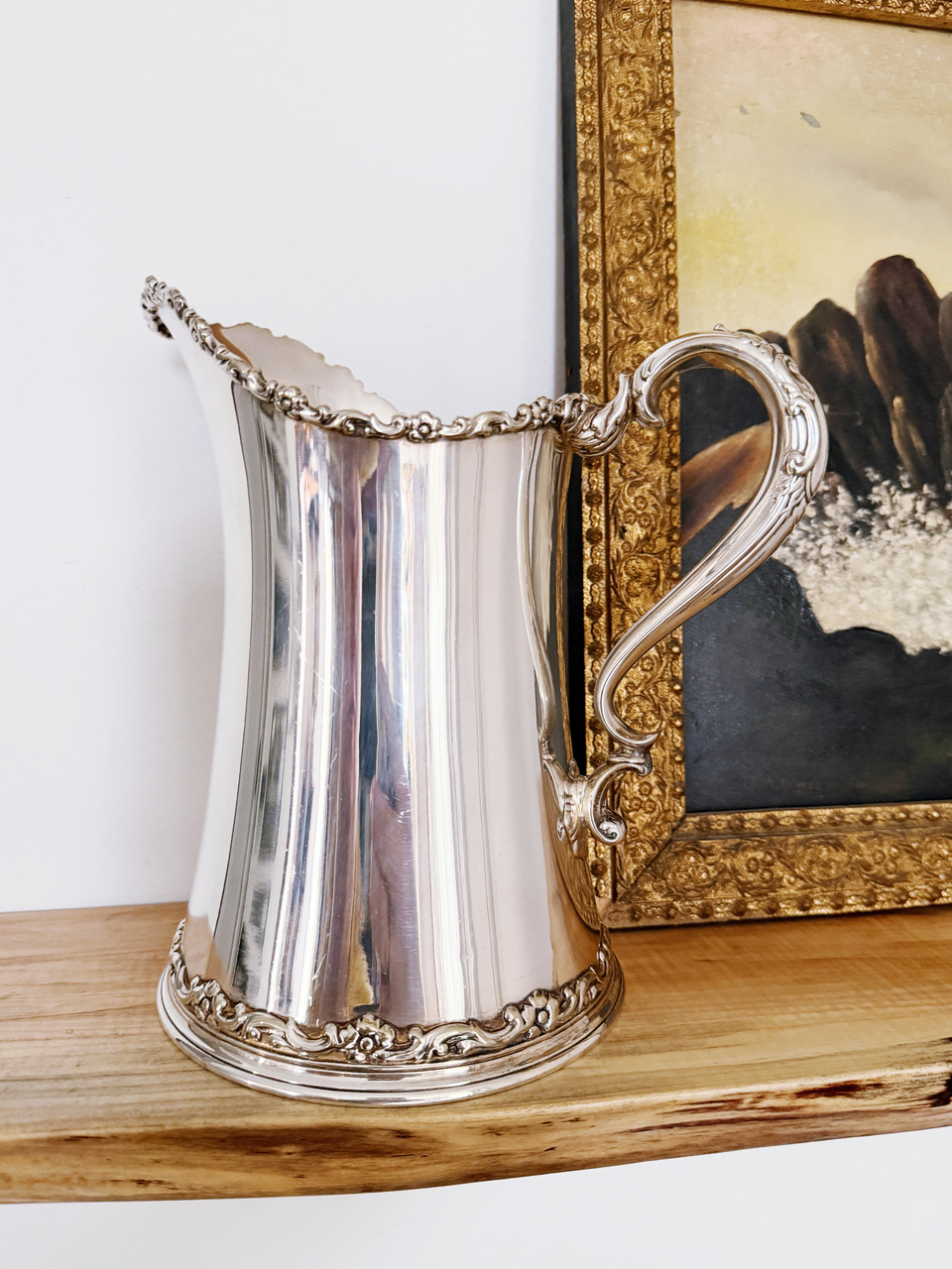 Antique Silver Plated Tiffany & Co Water Pitcher