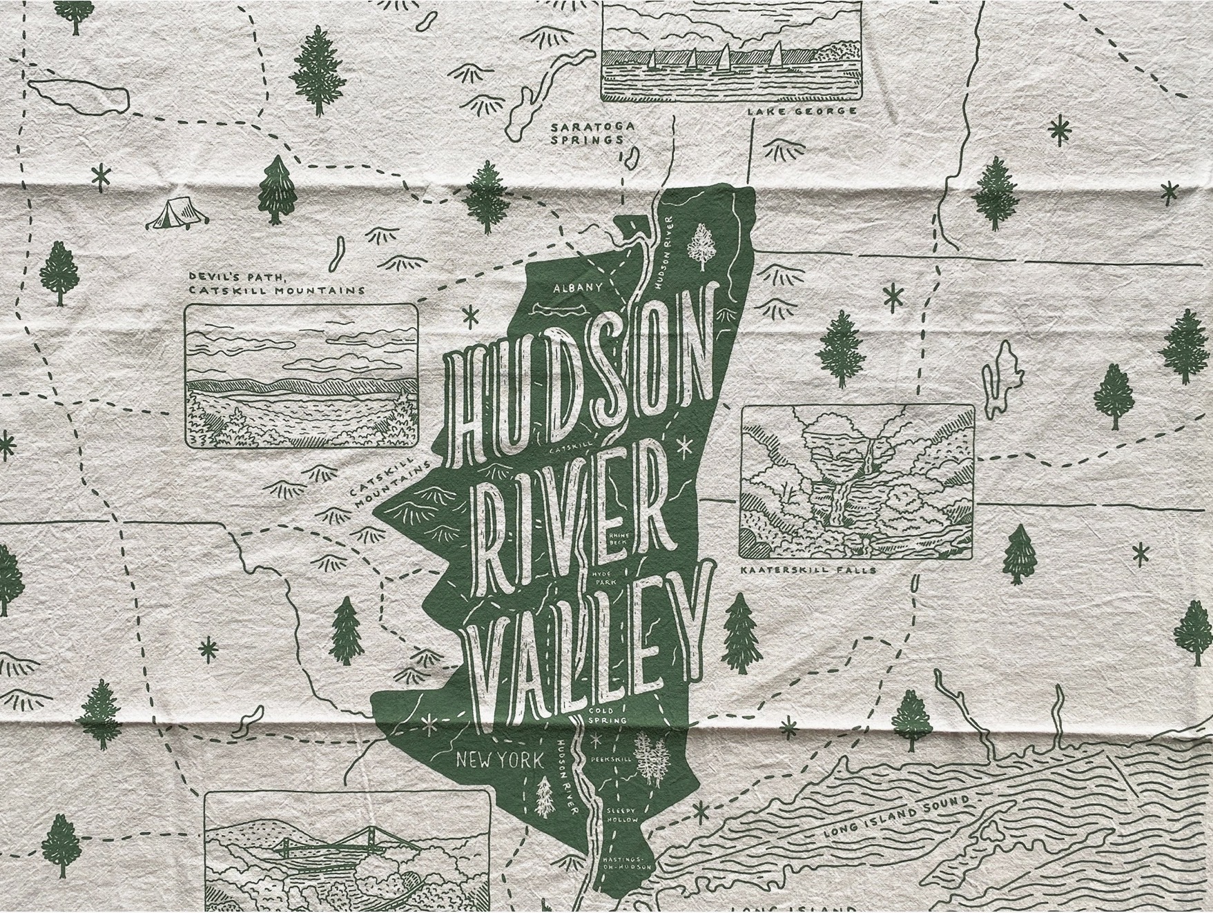 Hudson River Valley Towel