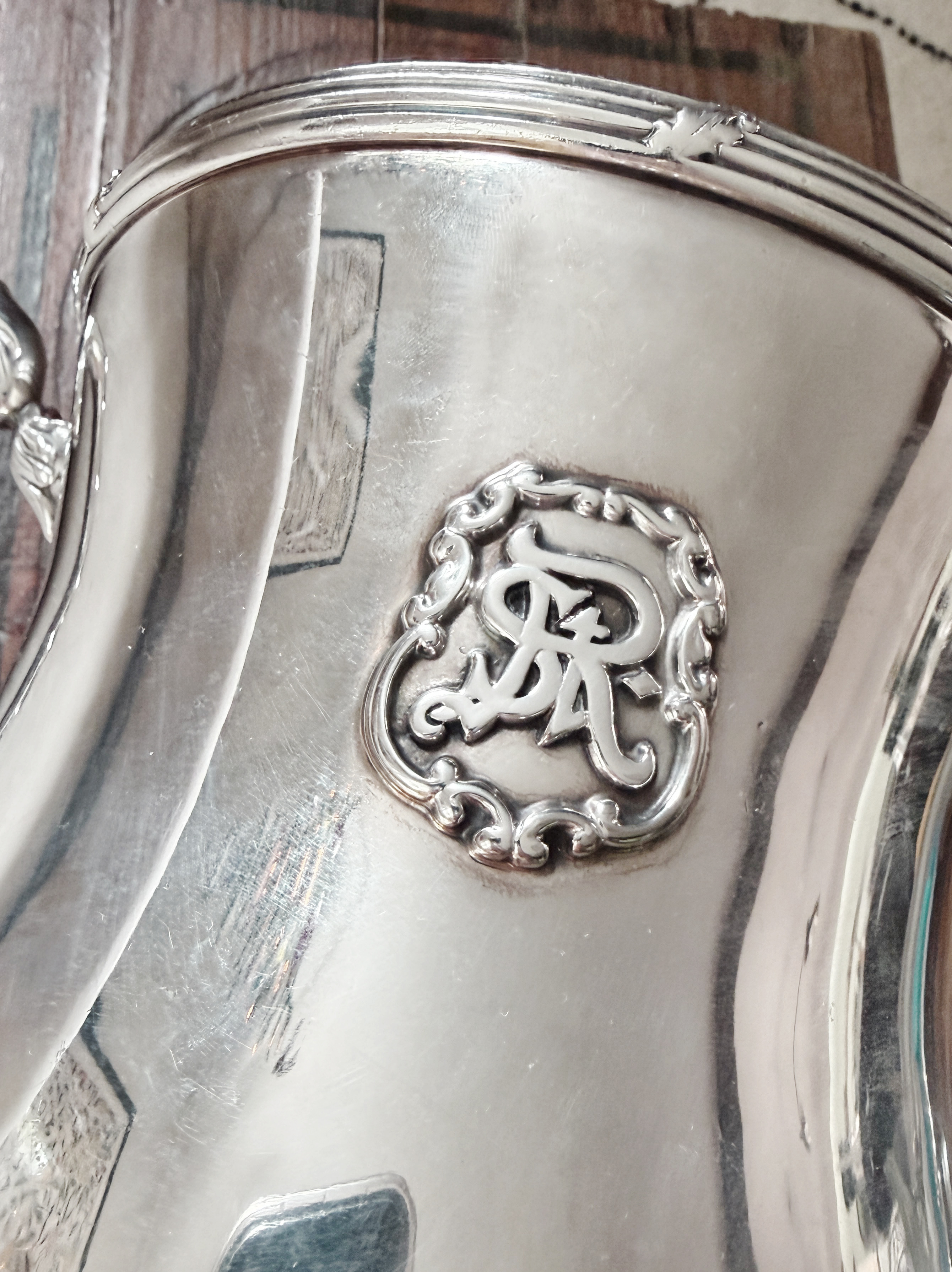 Vintage Silver Plated Champagne Bucket from The St Regis Hotel NYC
