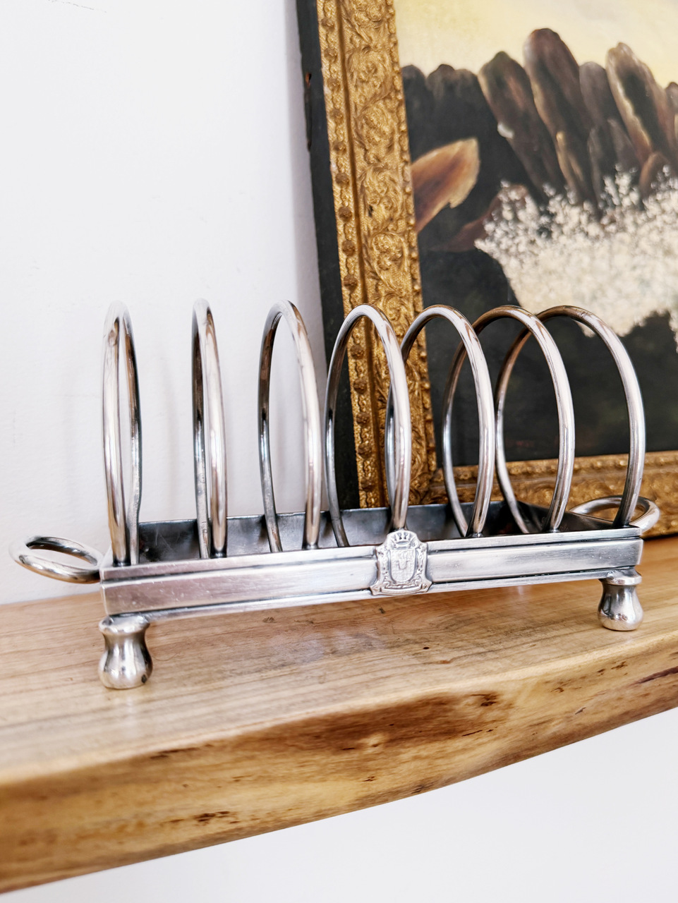 Antique Silver Plated Toast Rack from The Del Monte Lodge in Pebble Beach CA