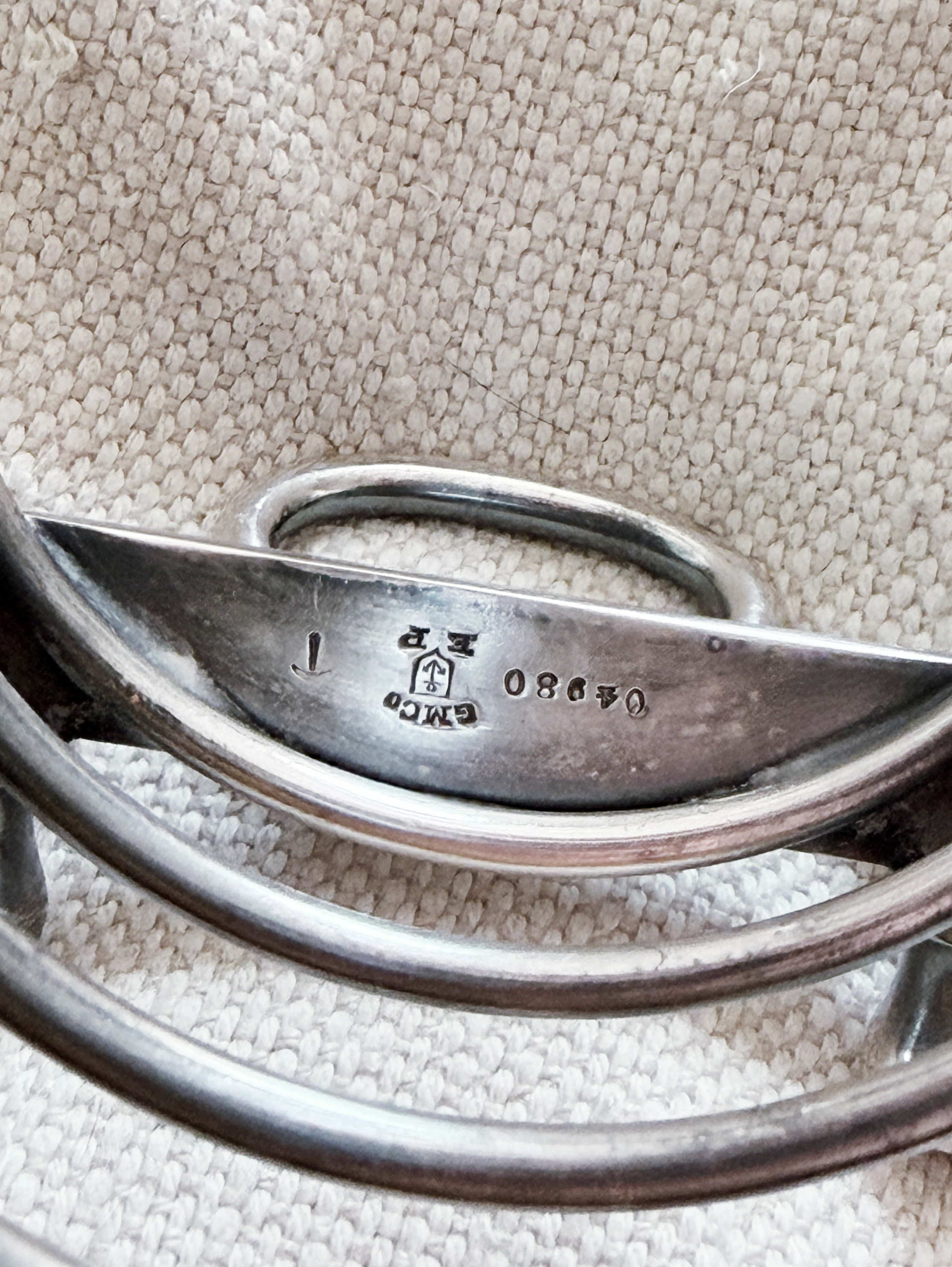 Antique Silver Plated Toast Rack from The Del Monte Lodge in Pebble Beach CA