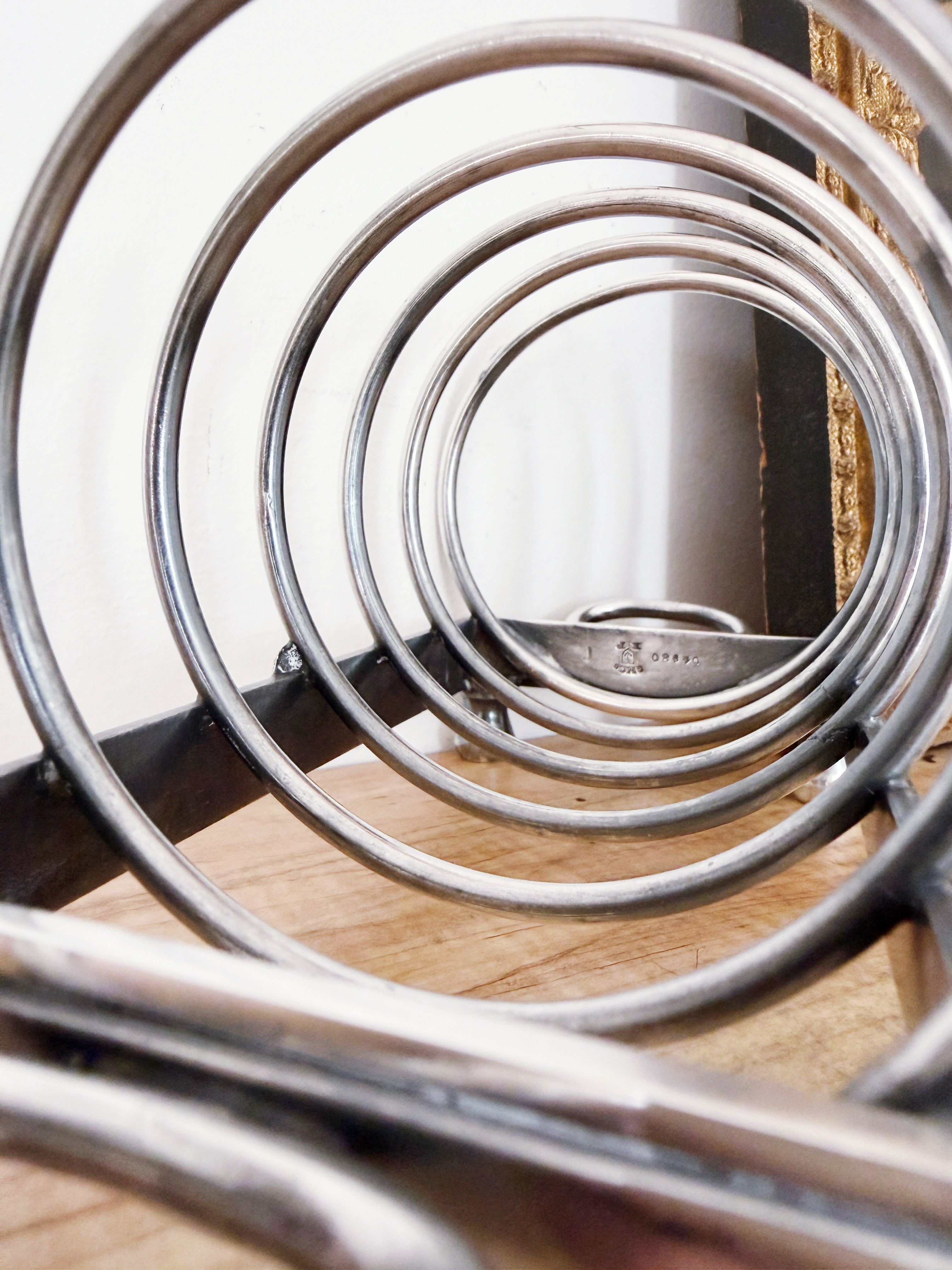 Antique Silver Plated Toast Rack from The Del Monte Lodge in Pebble Beach CA
